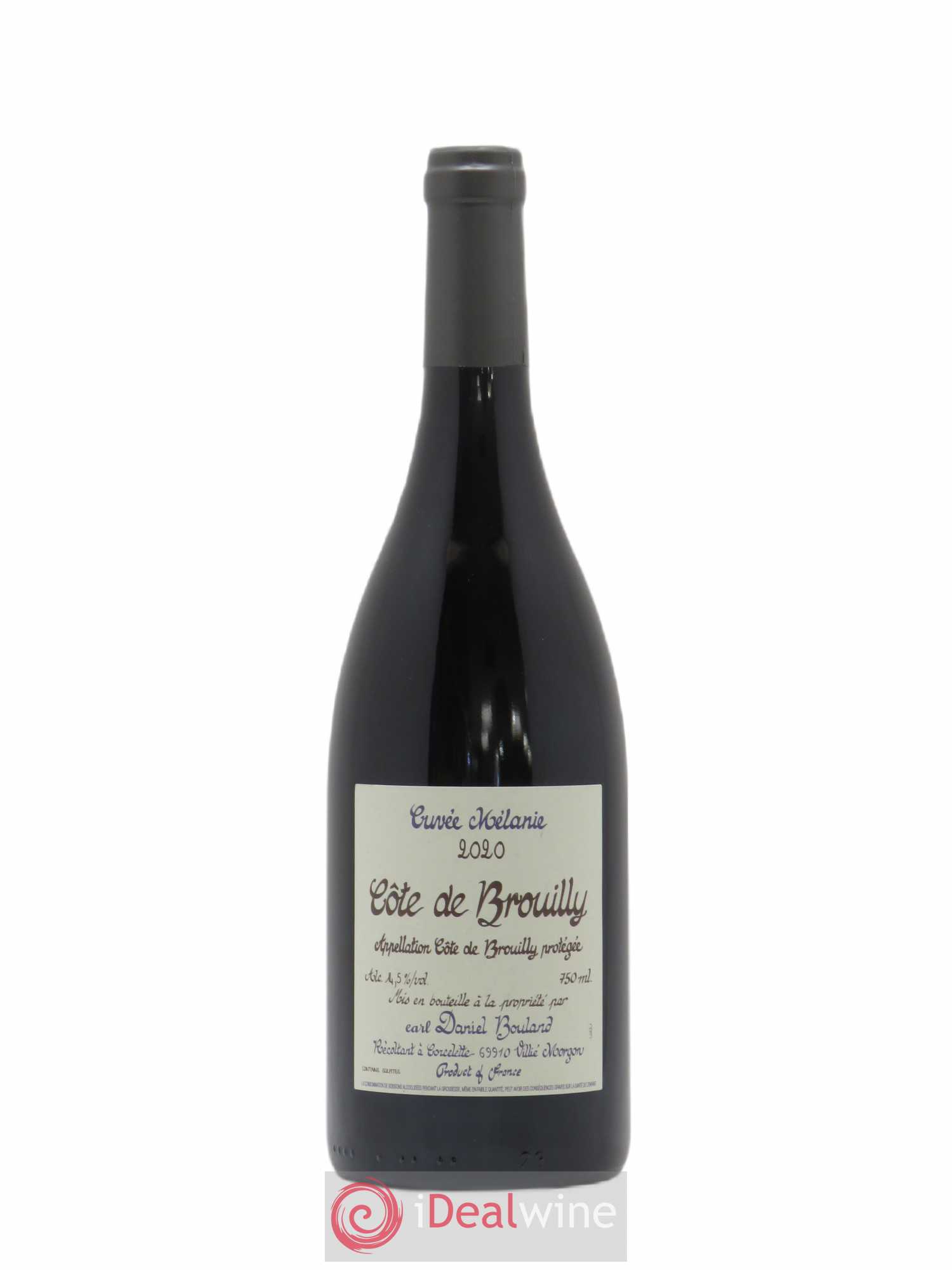 Côte de Brouilly Cuvée Mélanie Daniel Bouland (Domaine) 2020 - Lot de 1 bouteille - 0