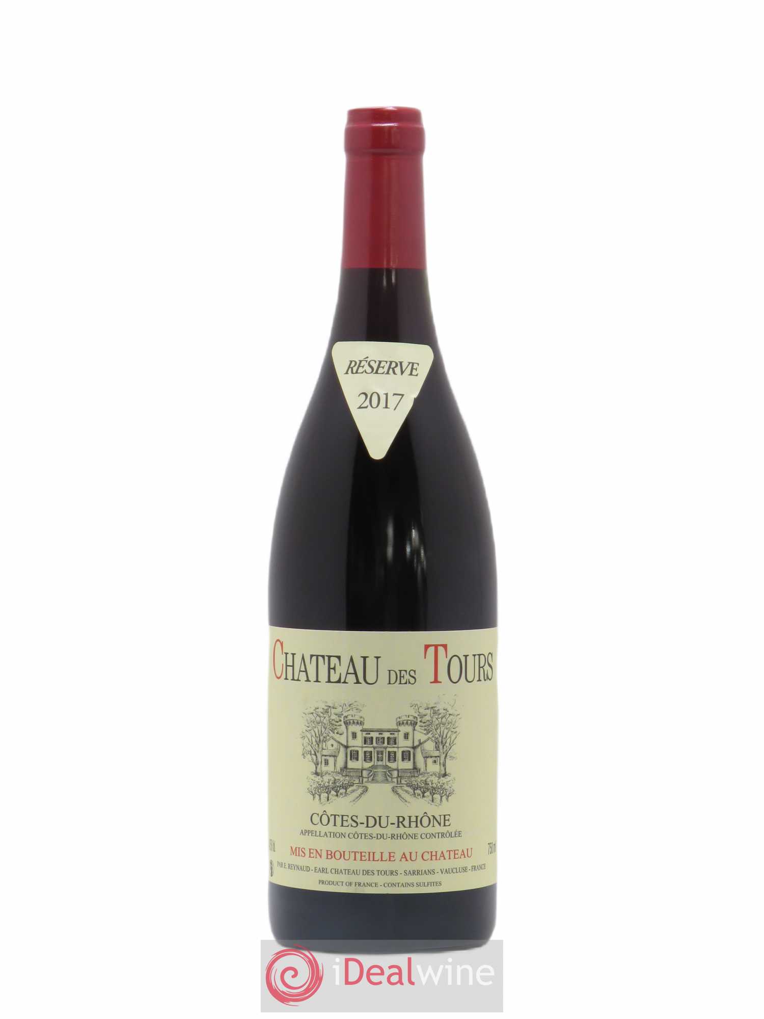 Côtes-du-Rhône Château des Tours Emmanuel Reynaud 2017 - Lot de 1 bouteille - 0