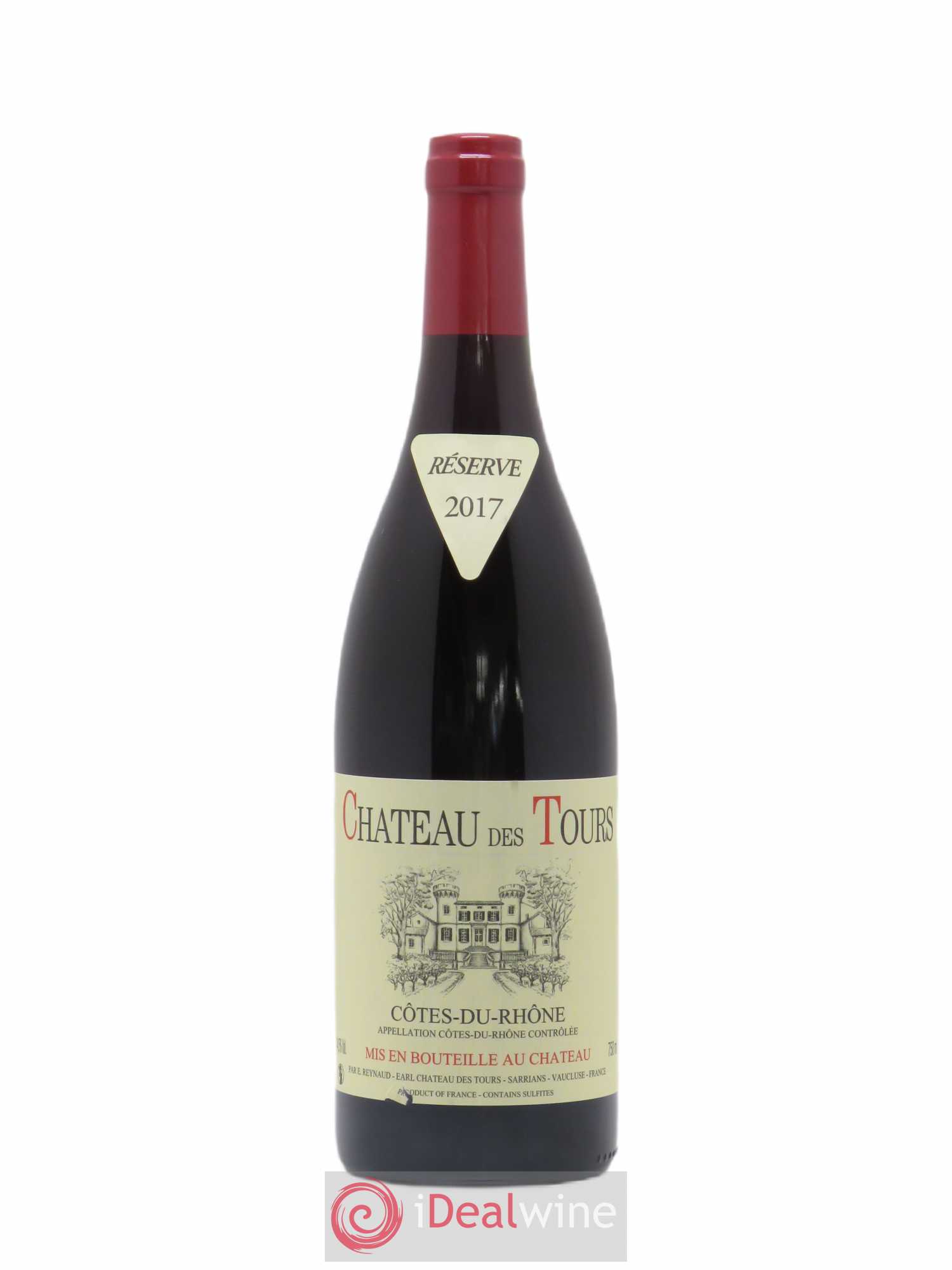 Côtes-du-Rhône Château des Tours Emmanuel Reynaud 2017 - Lot de 1 bouteille - 0