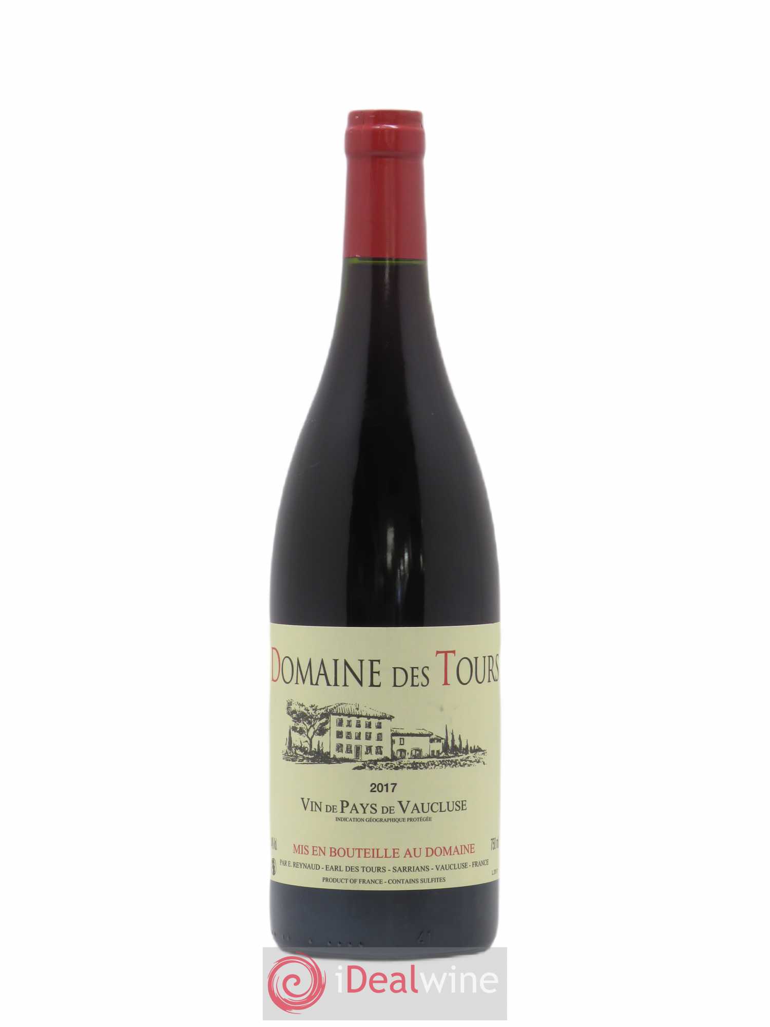 Vaucluse (Vin de Pays de Vaucluse) Domaine des Tours Emmanuel Reynaud 2017 - Lot de 1 bouteille - 0