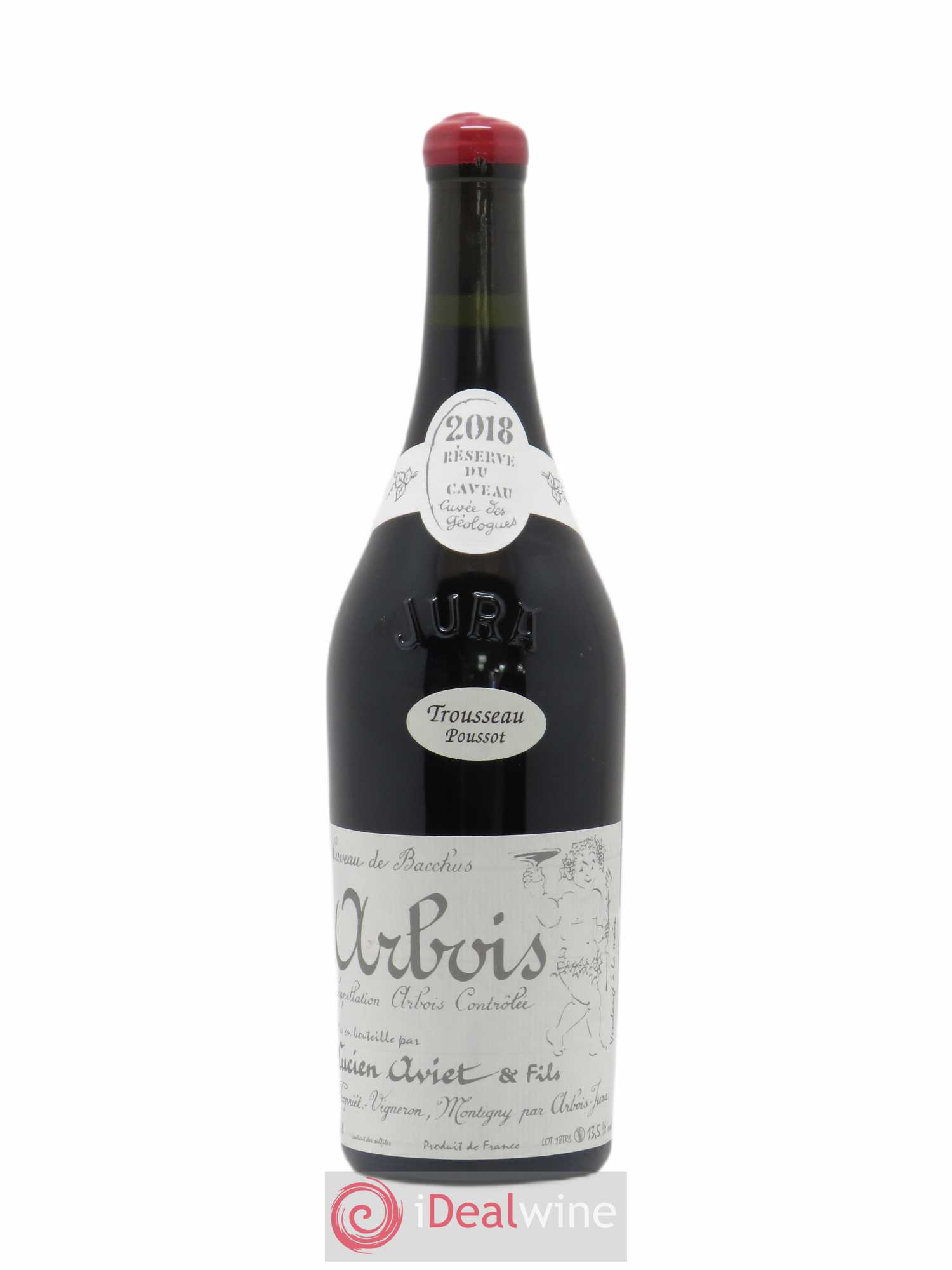 Arbois Trousseau Poussot Cuvée des Géologues Lucien Aviet (Domaine) (sans prix de réserve) 2018 - Lot de 1 bouteille - 0