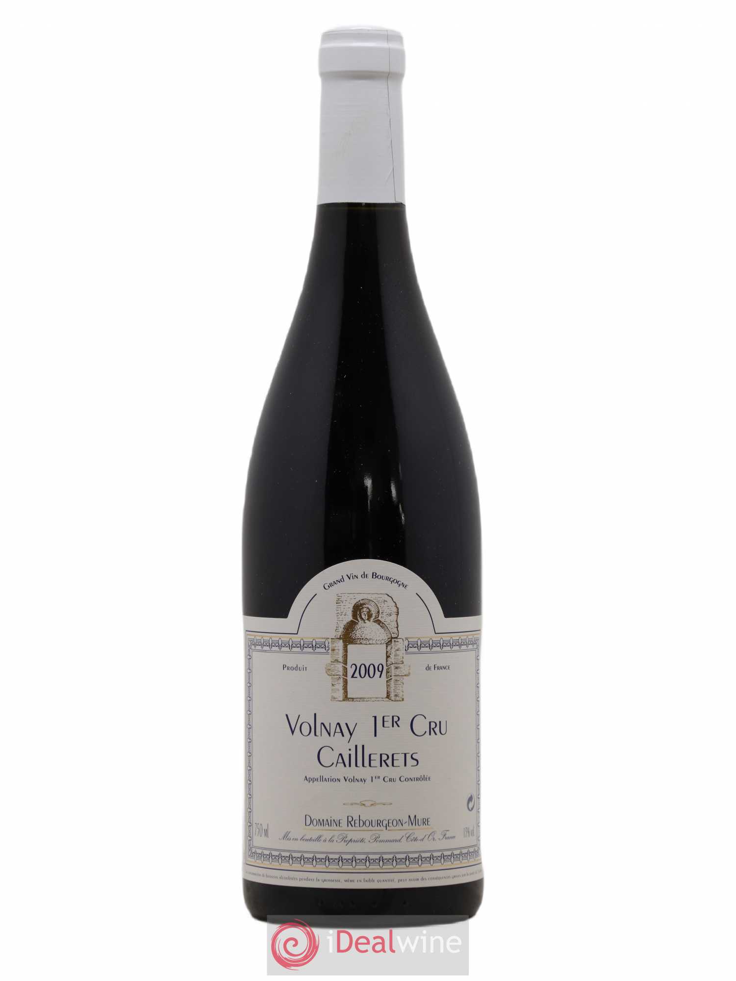 Volnay 1er Cru Caillerets Domaine Rebourgeon Mure 2009 - Lot de 1 bouteille - 0