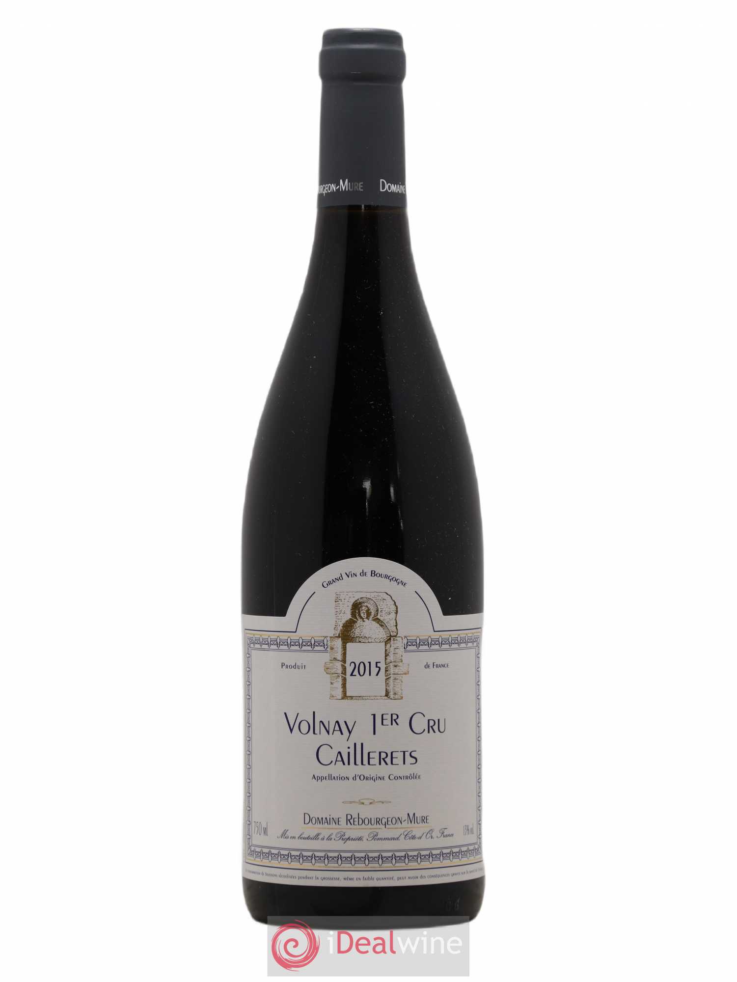 Volnay 1er Cru Caillerets Domaine Rebourgeon Mure 2015 - Lot de 1 bouteille - 0