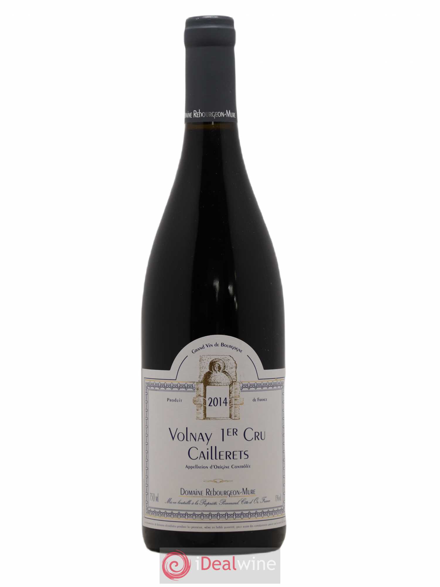 Volnay 1er Cru Caillerets Domaine Rebourgeon Mure 2014 - Lot de 1 bouteille - 0