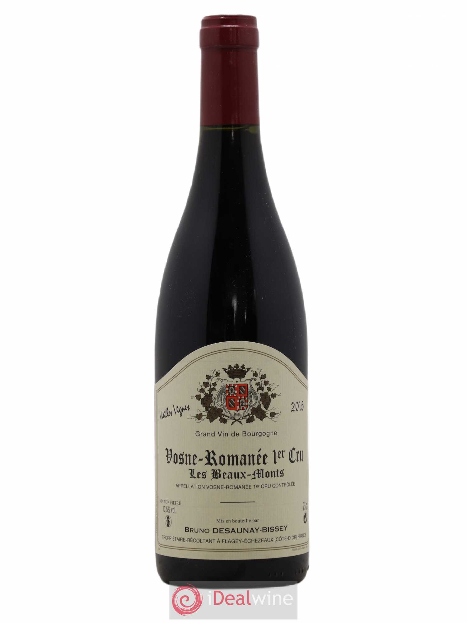 Vosne-Romanée 1er Cru Les Beaux Monts Vieille Vigne Domaine Desaunay Bissey 2015 - Posten von 1 Flasche - 0