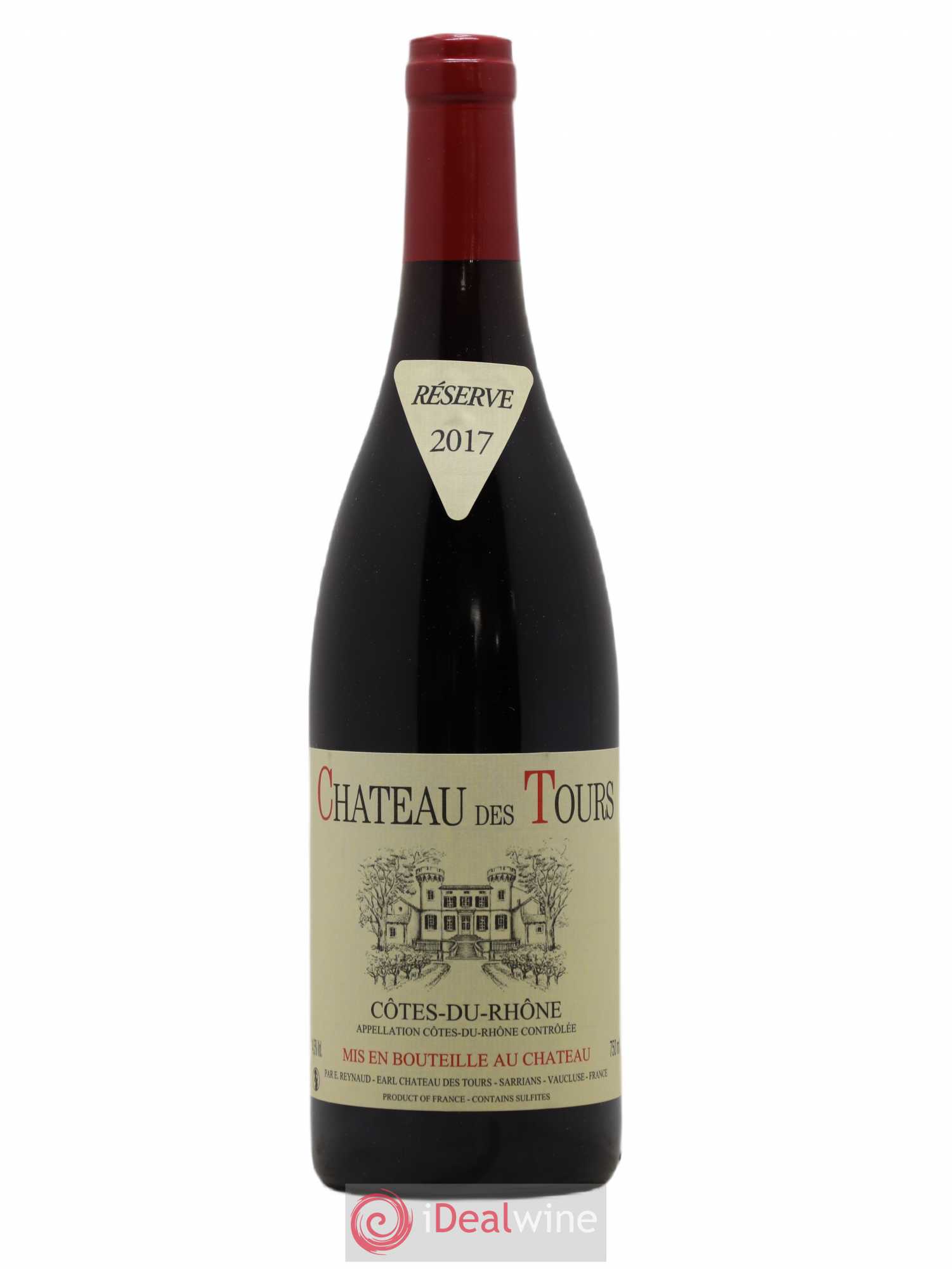 Côtes-du-Rhône Château des Tours Emmanuel Reynaud 2017 - Lot de 1 bouteille - 0