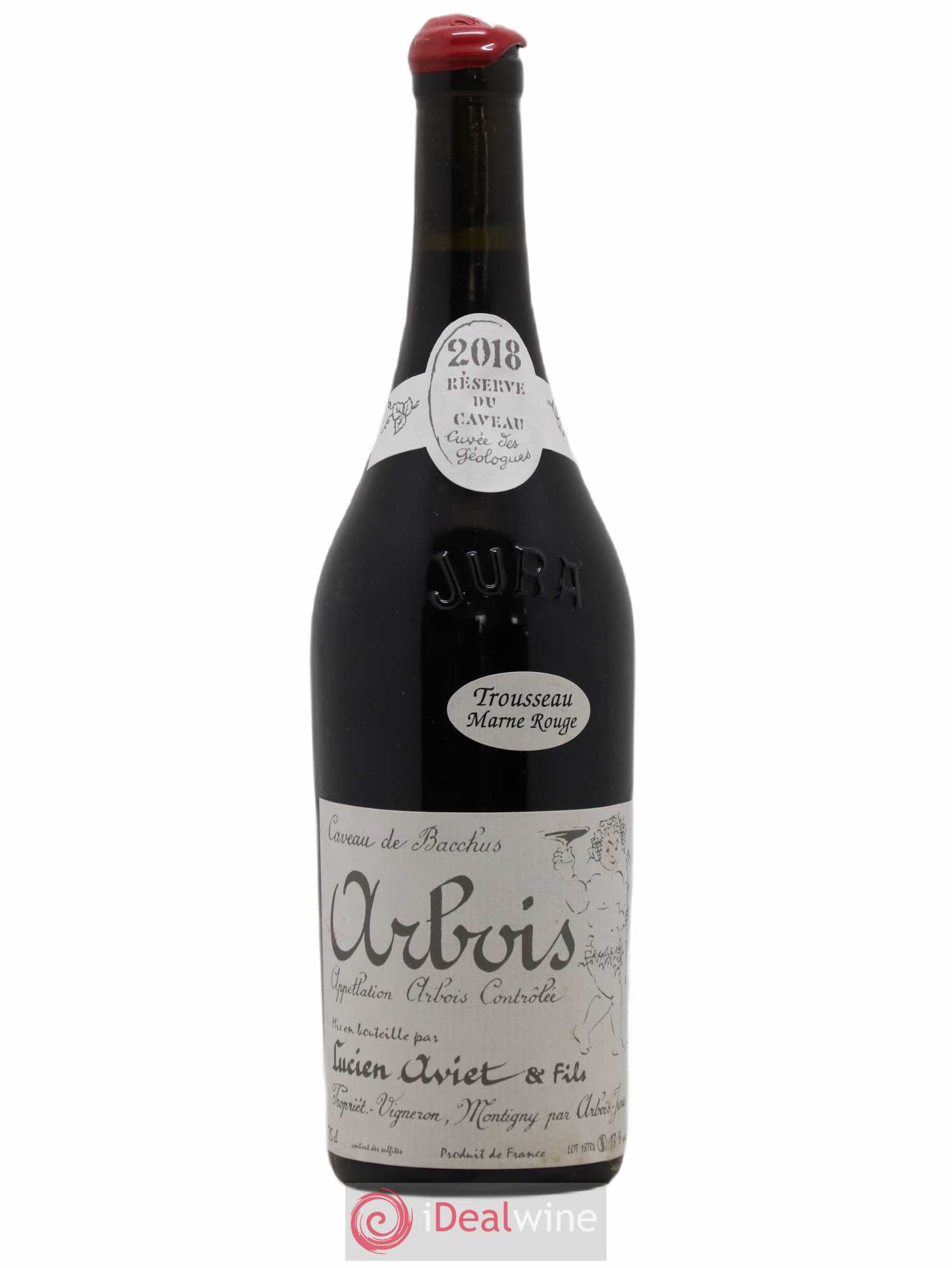Arbois Trousseau Marne Rouge Cuvée des Géologues Lucien Aviet (Domaine) 2018 - Lot de 1 bouteille - 0