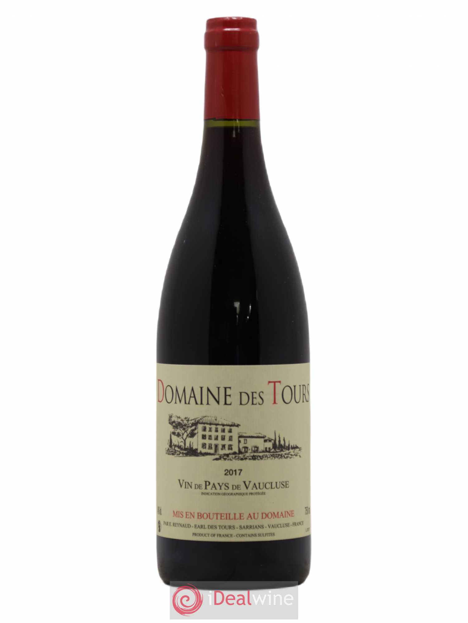 Vaucluse (Vin de Pays de Vaucluse) Domaine des Tours Emmanuel Reynaud 2017 - Lot de 1 bouteille - 0
