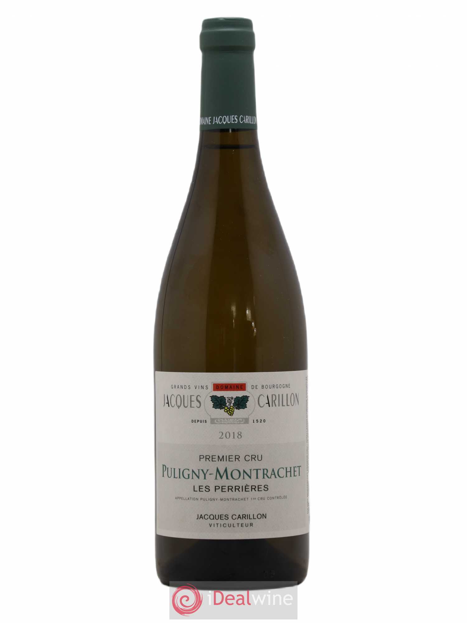 Puligny-Montrachet 1er Cru Les Perrières Jacques Carillon (Domaine) 2018 - Lot de 1 bouteille - 0