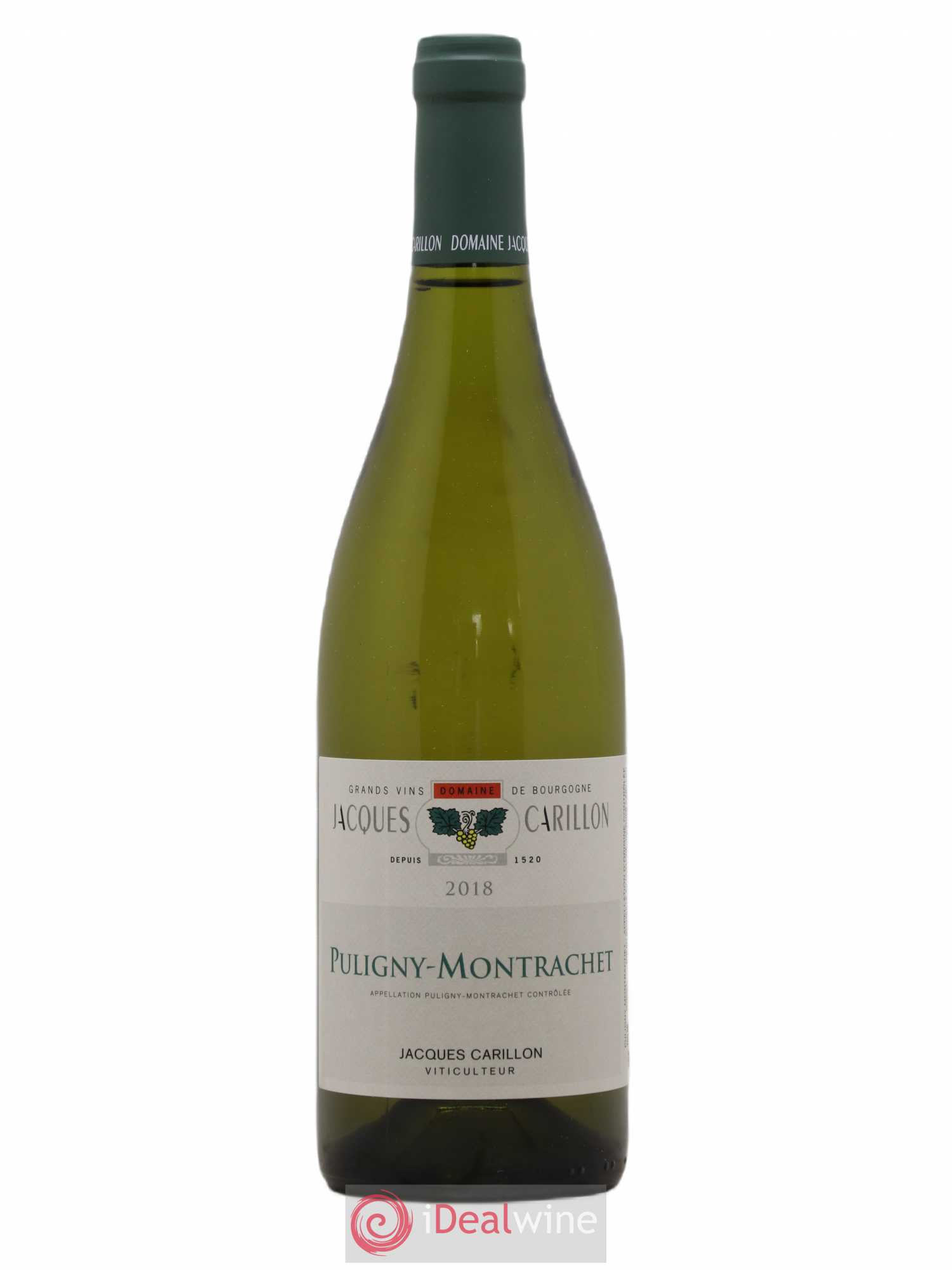 Puligny-Montrachet Jacques Carillon (Domaine) 2018 - Lot de 1 bouteille - 0