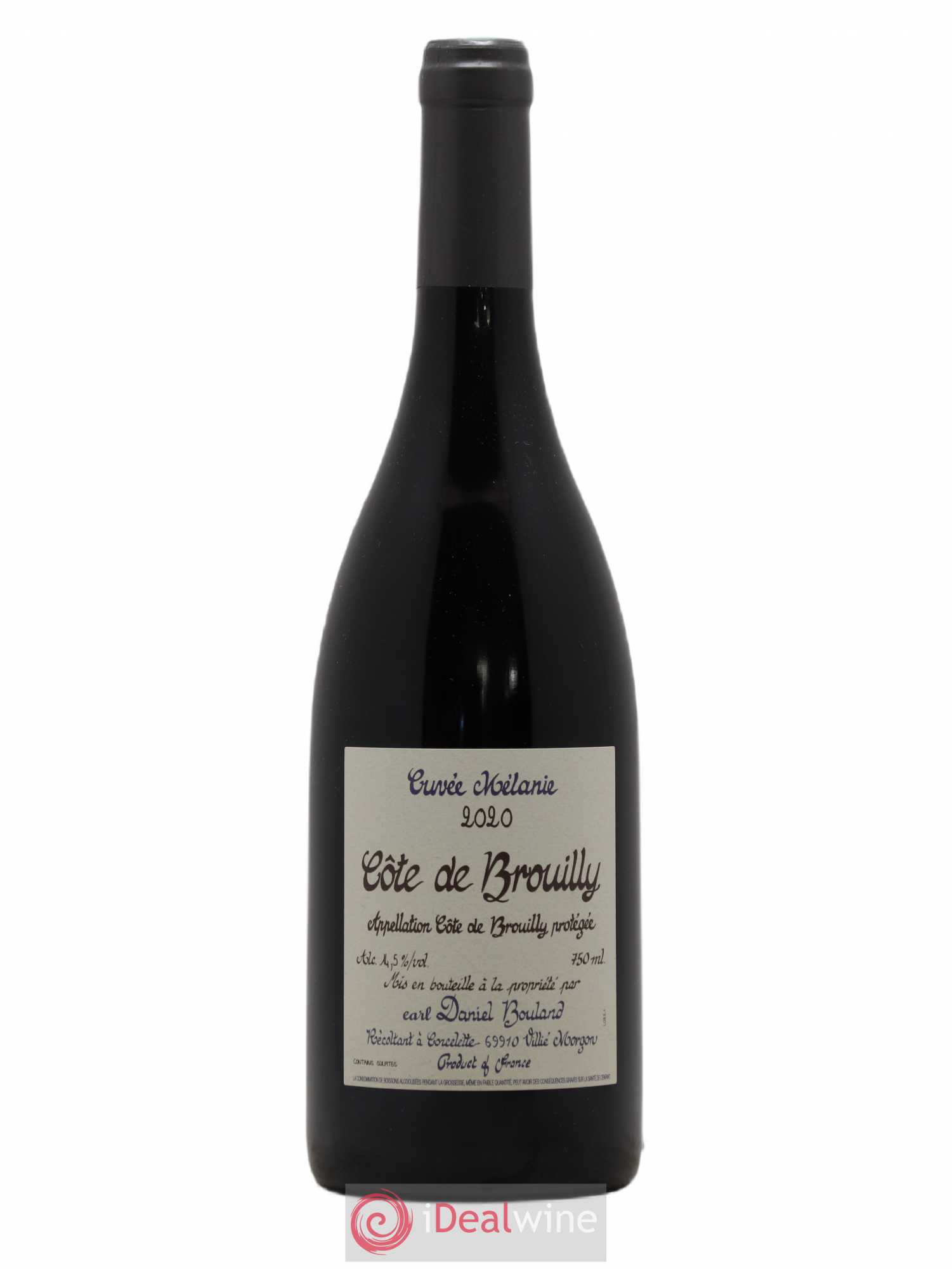 Côte de Brouilly Cuvée Mélanie Daniel Bouland (Domaine) 2020 - Lot de 1 bouteille - 0