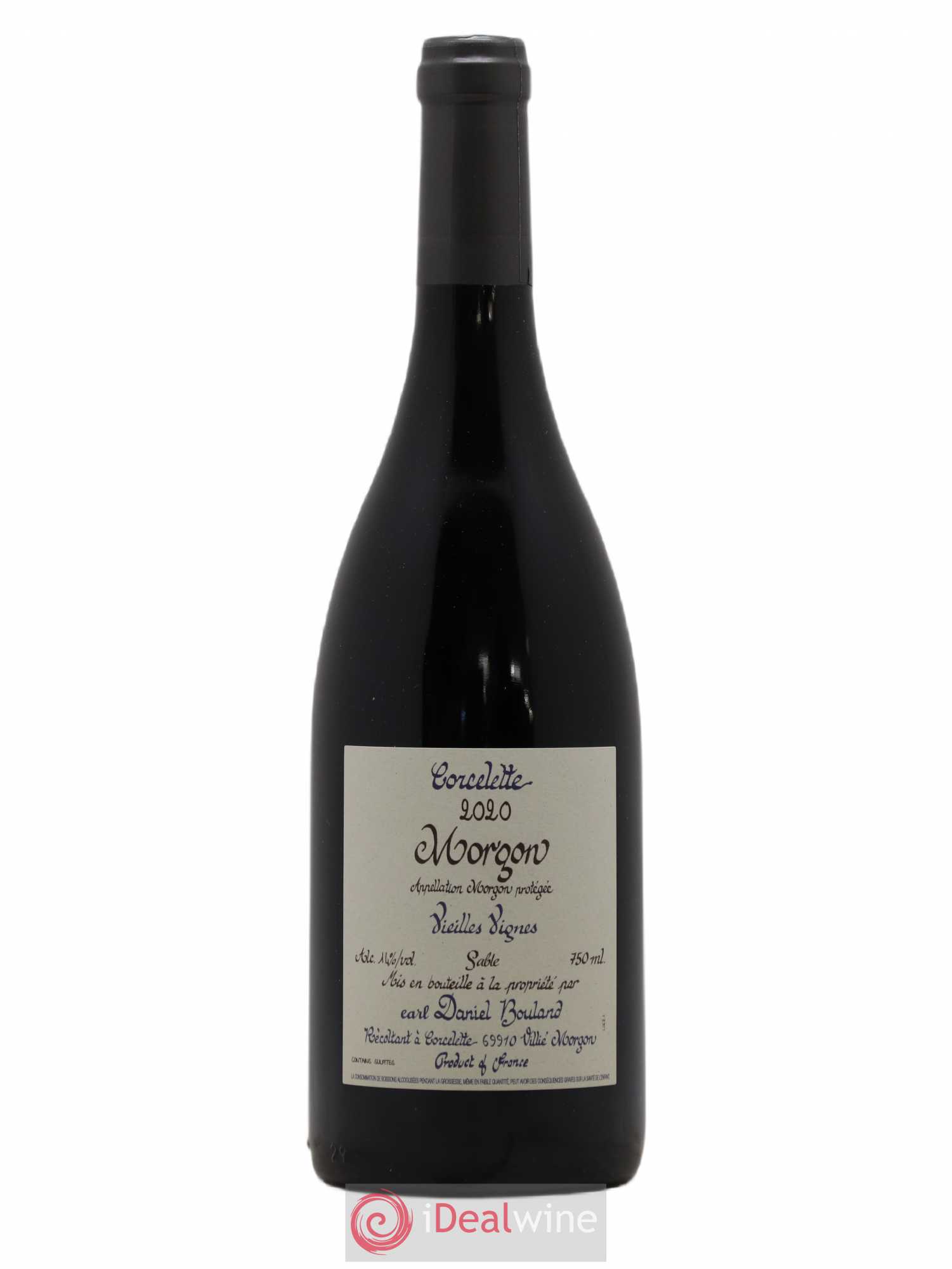 Morgon Corcelette Vieilles Vignes Sables Daniel Bouland (Domaine) 2020 - Lot de 1 bouteille - 0