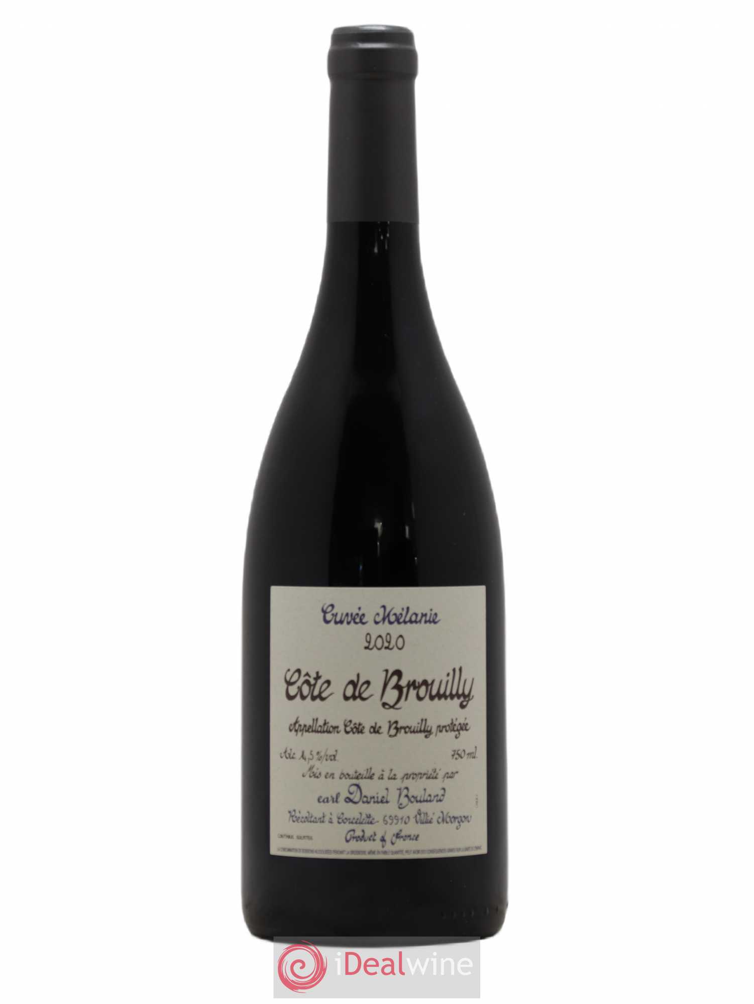 Côte de Brouilly Cuvée Mélanie Daniel Bouland (Domaine) 2020 - Lot de 1 bouteille - 0
