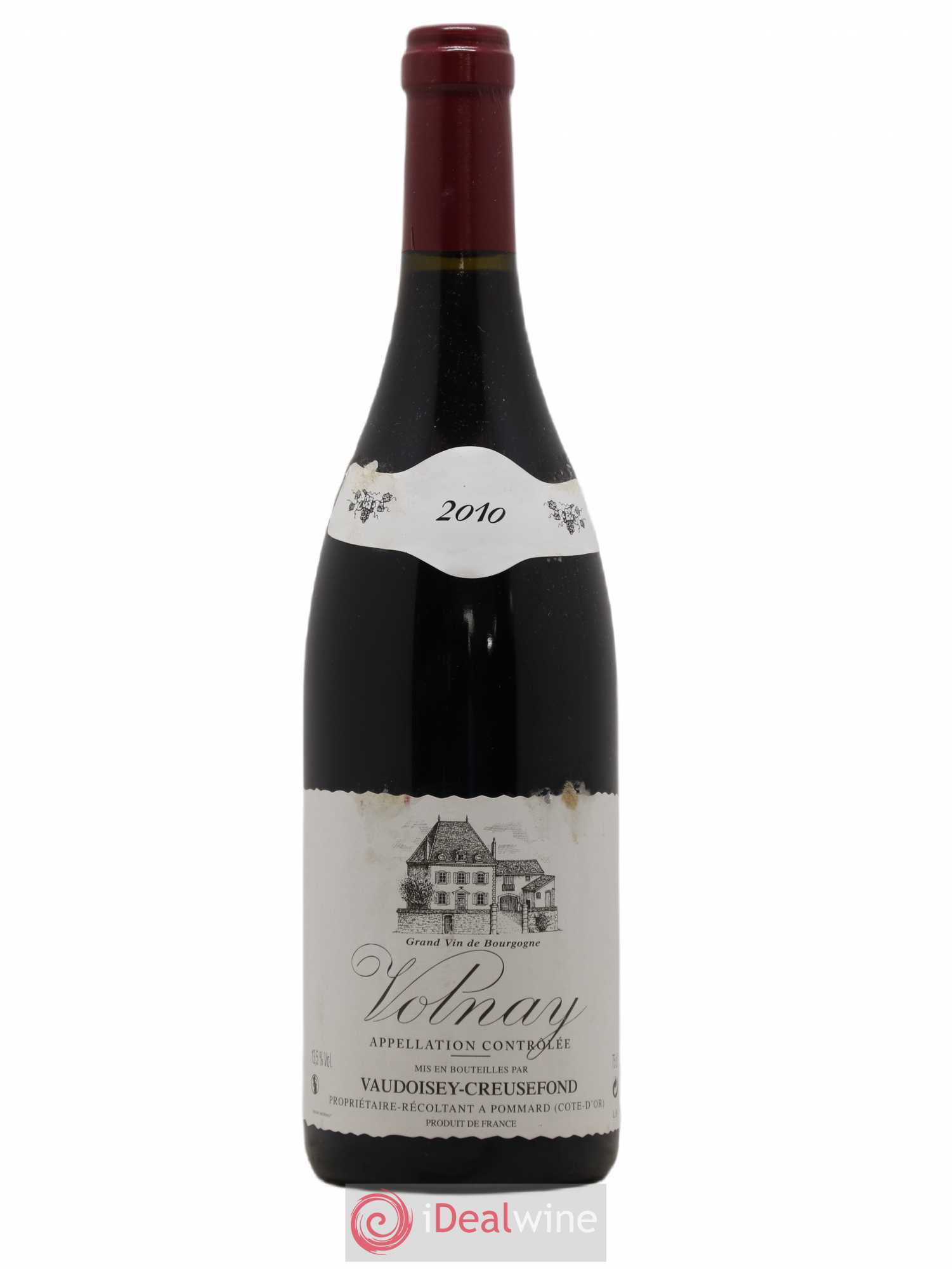 Volnay Domaine Vaudoisey-Creusefond 2010 - Lot de 1 bouteille - 0