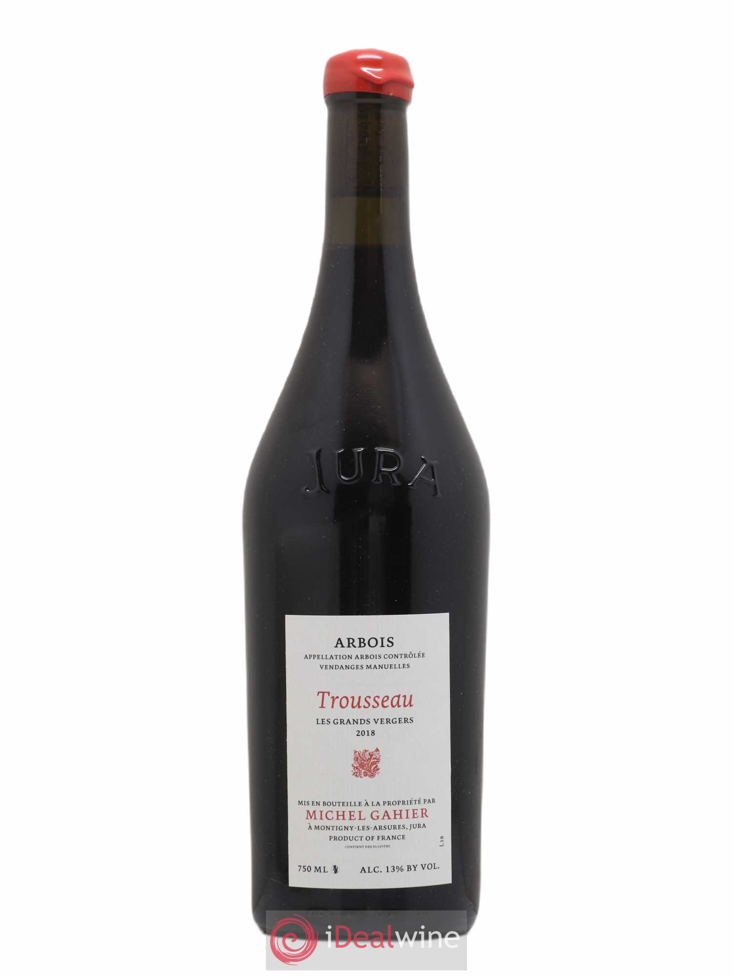 Arbois Trousseau Les Grands Vergers Michel Gahier 2018 - Lot de 1 bouteille - 0