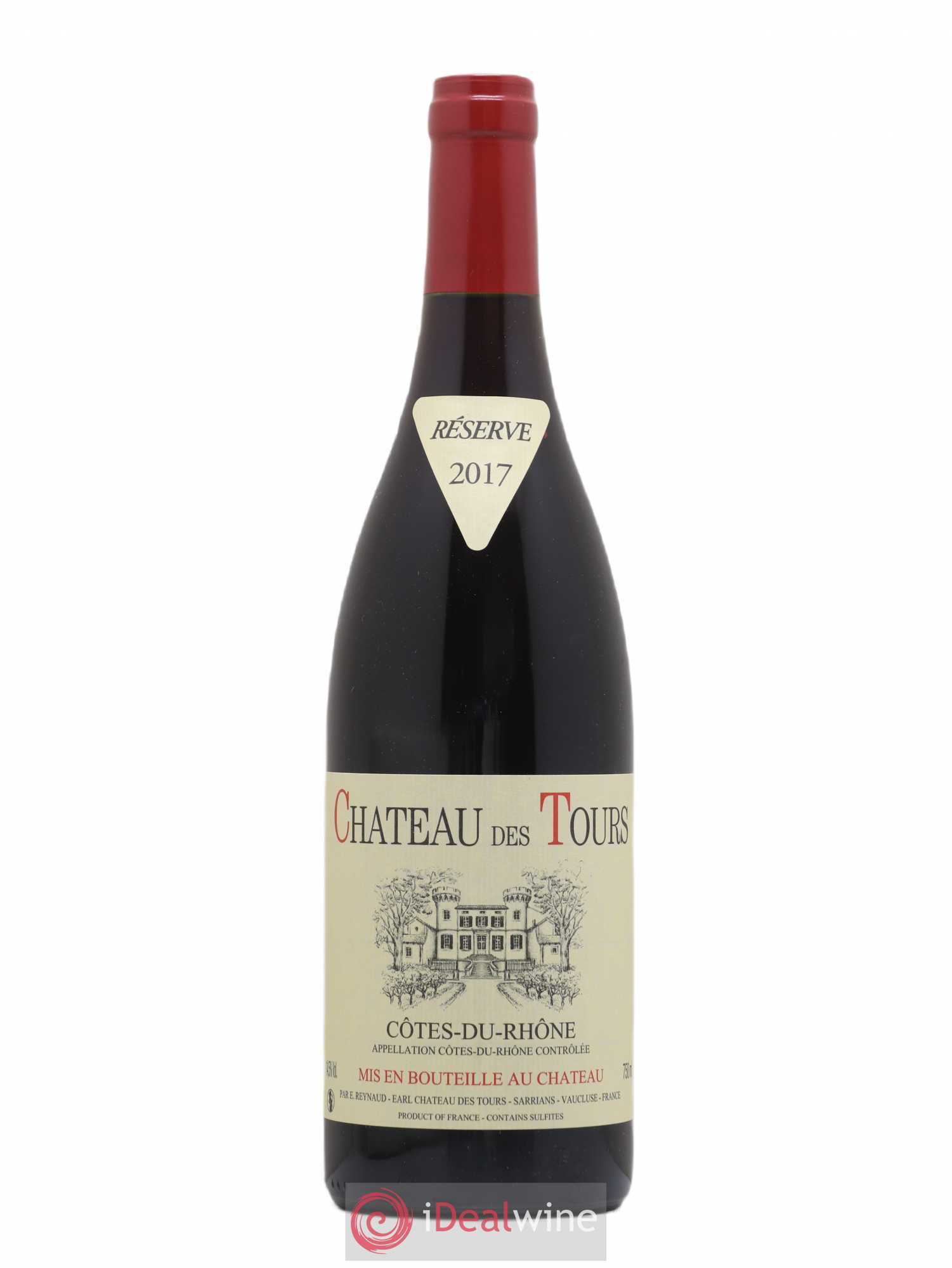 Côtes-du-Rhône Château des Tours Emmanuel Reynaud 2017 - Lot de 1 bouteille - 0