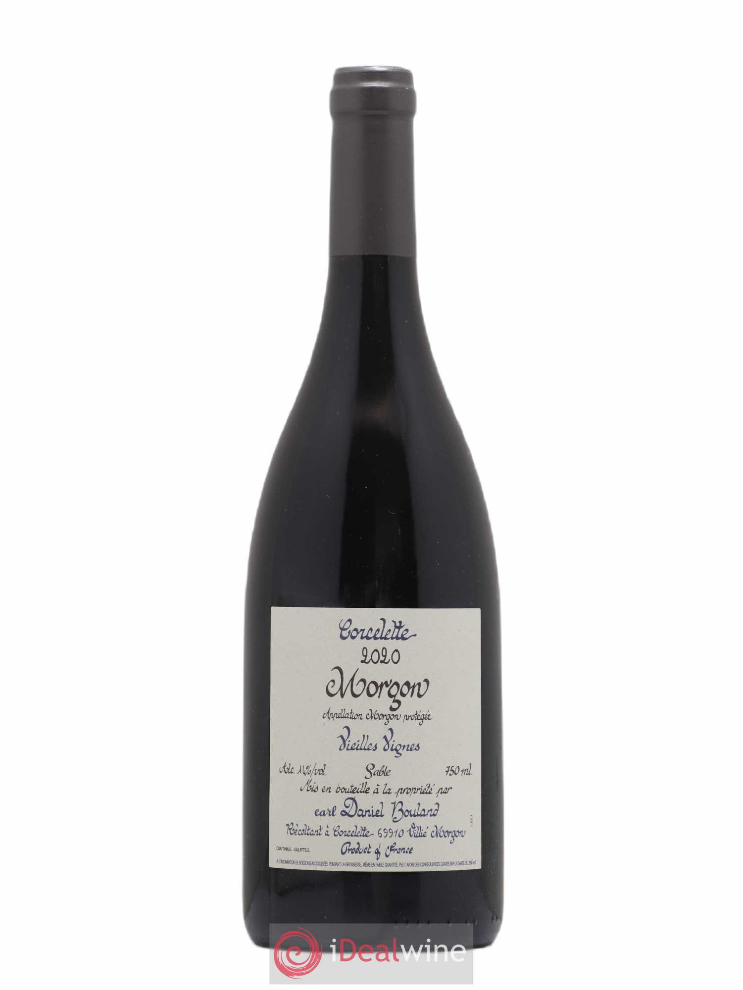 Morgon Corcelette Vieilles Vignes Sables Daniel Bouland (Domaine) 2020 - Lot de 1 bouteille - 0