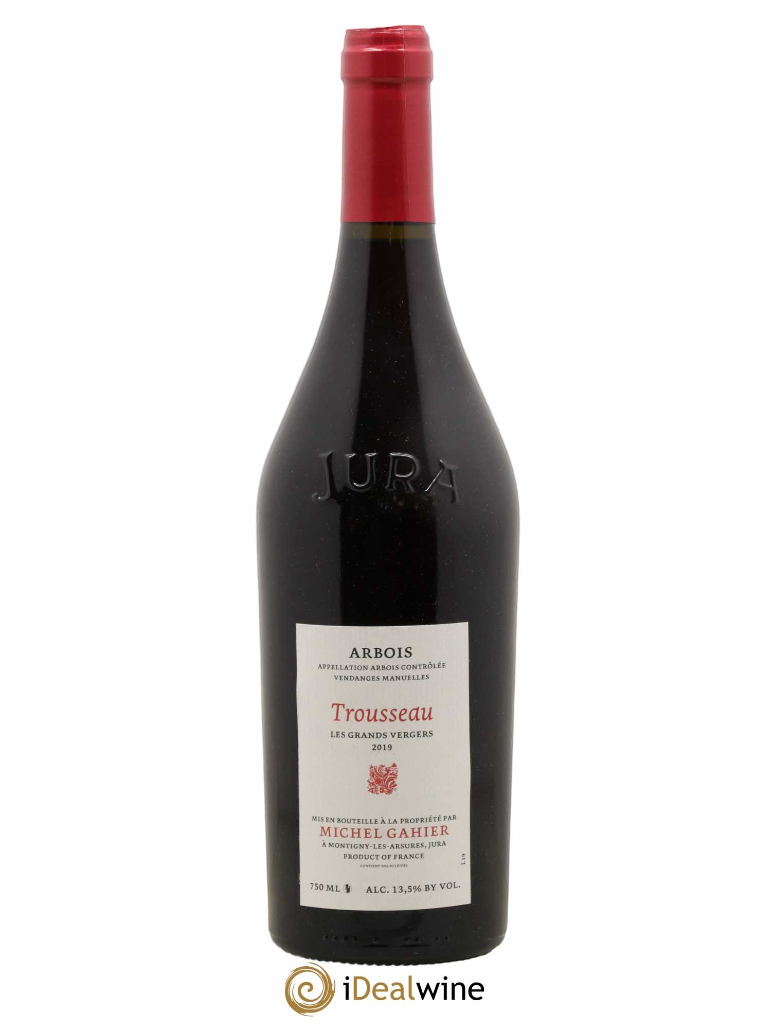 Arbois Trousseau Les Grands Vergers Michel Gahier 2019 - Lot de 1 bouteille - 0