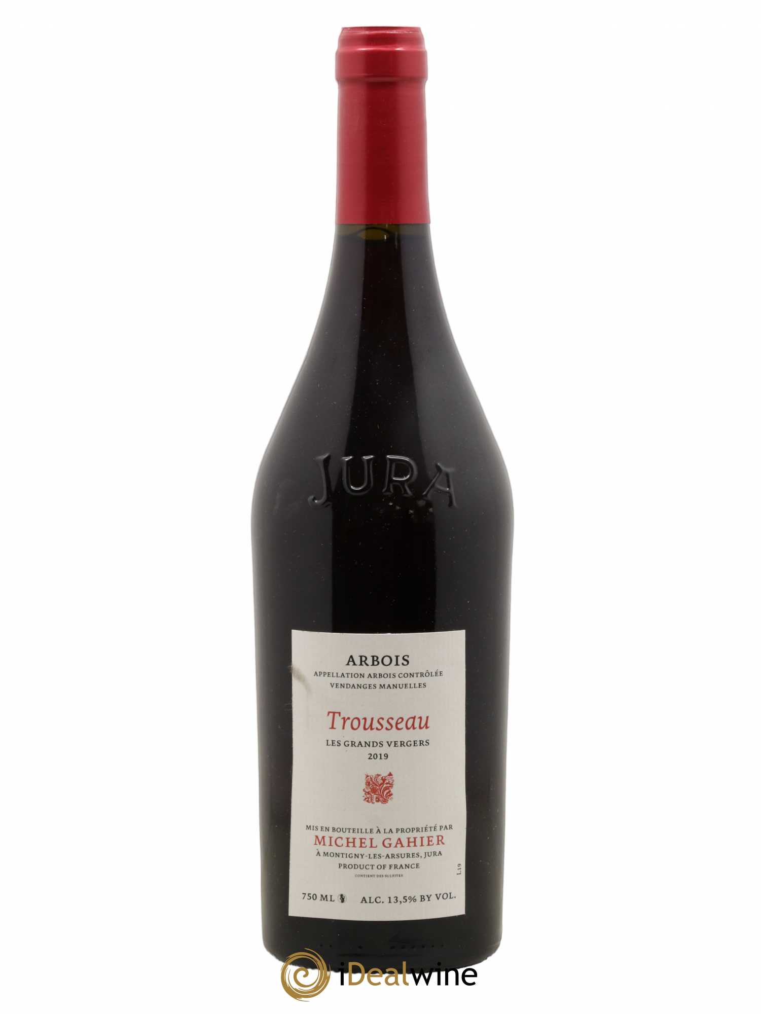 Arbois Trousseau Les Grands Vergers Michel Gahier 2019 - Lot de 1 bouteille - 0