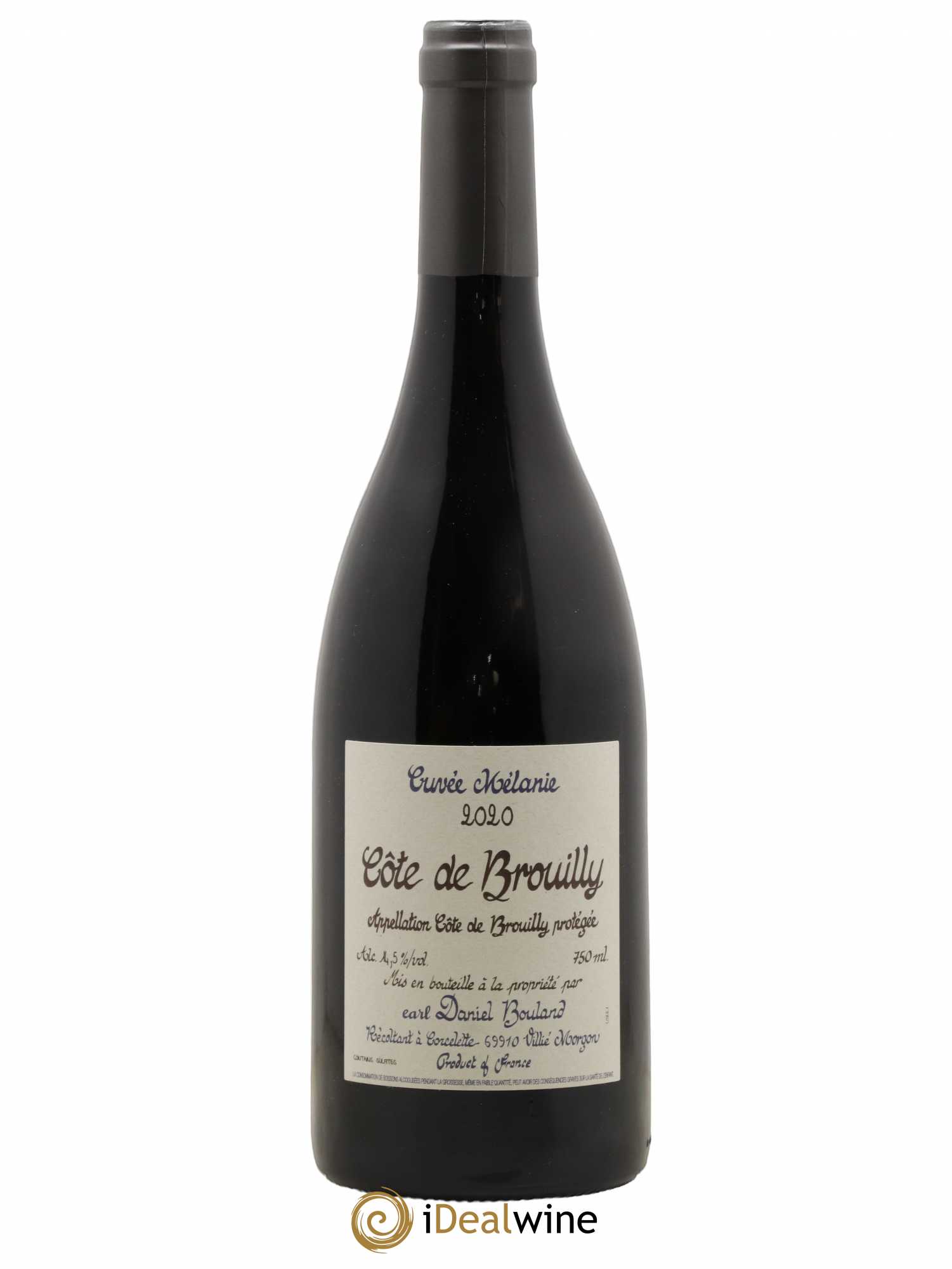 Côte de Brouilly Cuvée Mélanie Daniel Bouland (Domaine) 2020 - Lot de 1 bouteille - 0