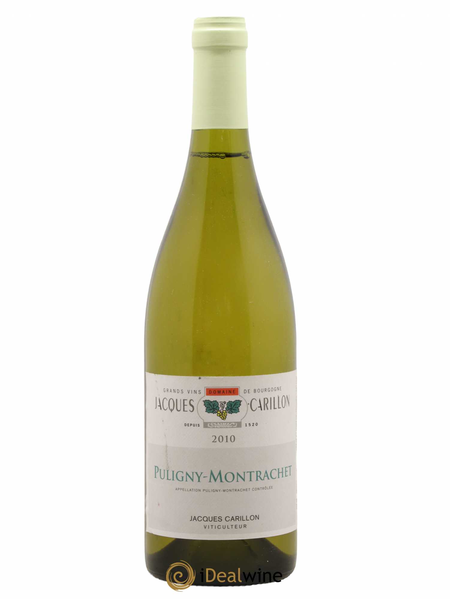 Puligny-Montrachet Jacques Carillon (Domaine) 2010 - Lot de 1 bouteille - 0
