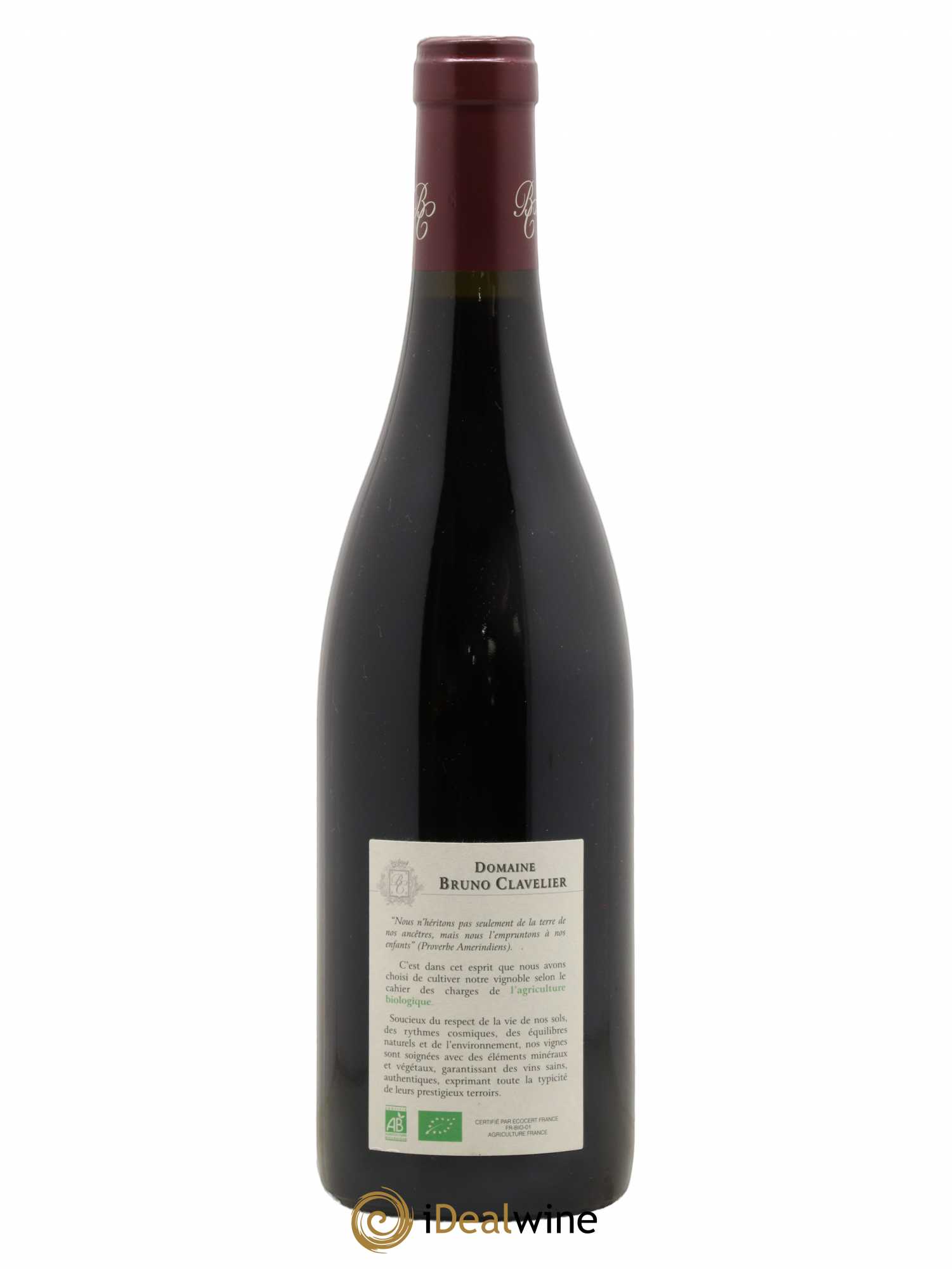 Chambolle-Musigny 1er Cru La Combe d'Orveaux Vieilles Vignes Bruno Clavelier 2012 - Lot de 1 bouteille - 1