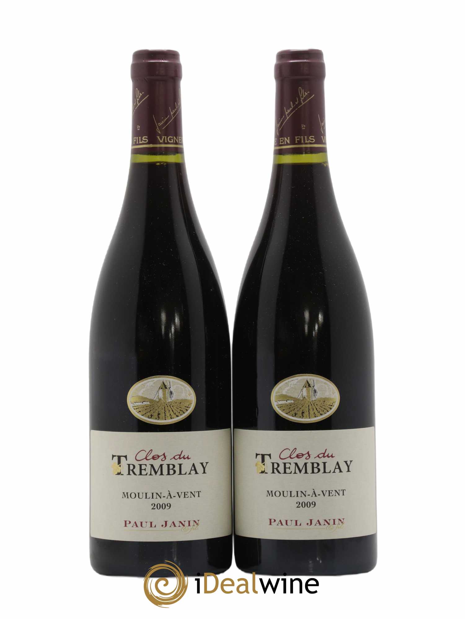 Moulin-à-Vent Clos du Tremblay Paul Janin (Domaine) 2009 - Lot de 2 bouteilles - 0