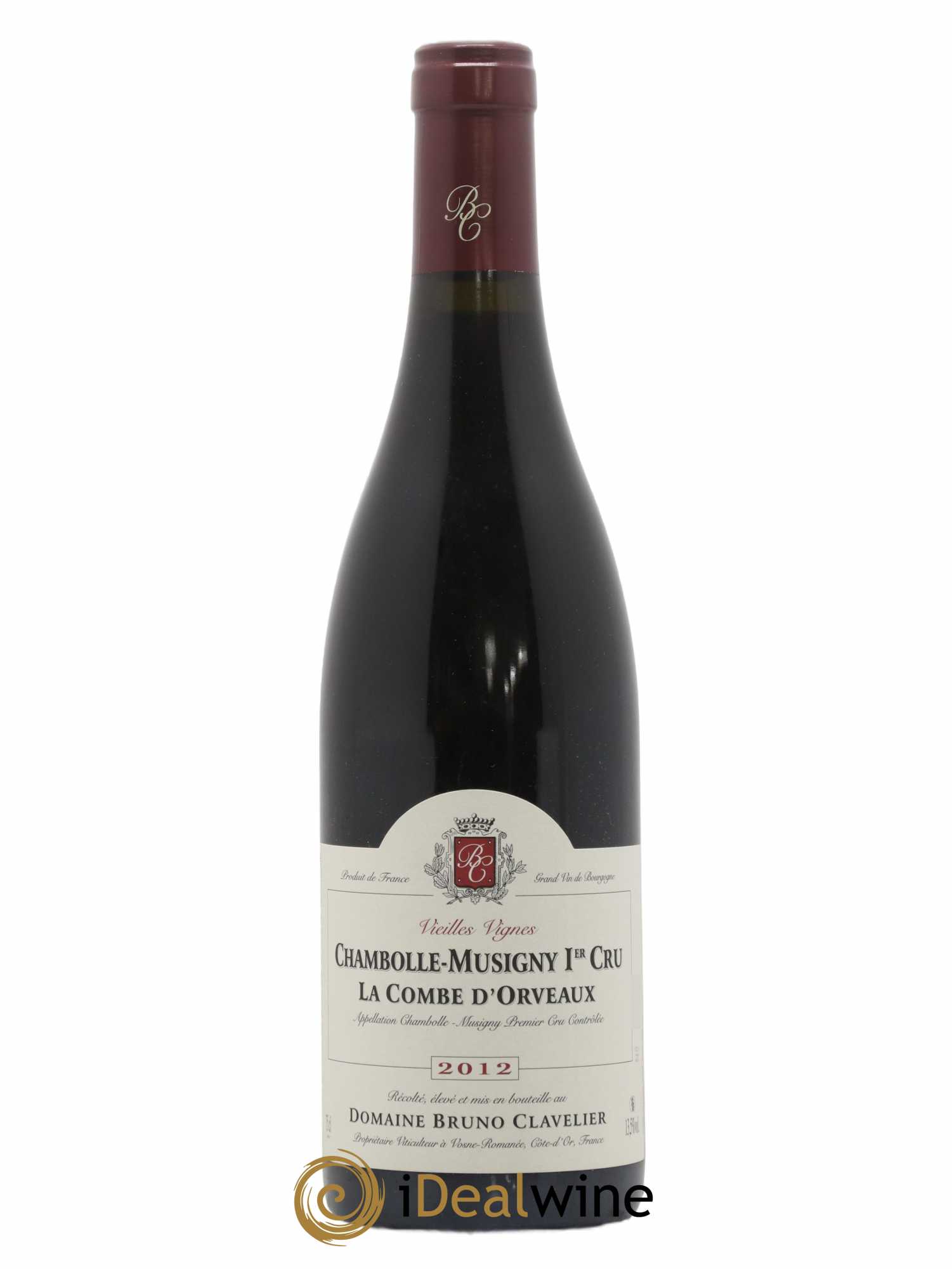 Chambolle-Musigny 1er Cru La Combe d'Orveaux Vieilles Vignes Bruno Clavelier 2012 - Lot de 1 bouteille - 0