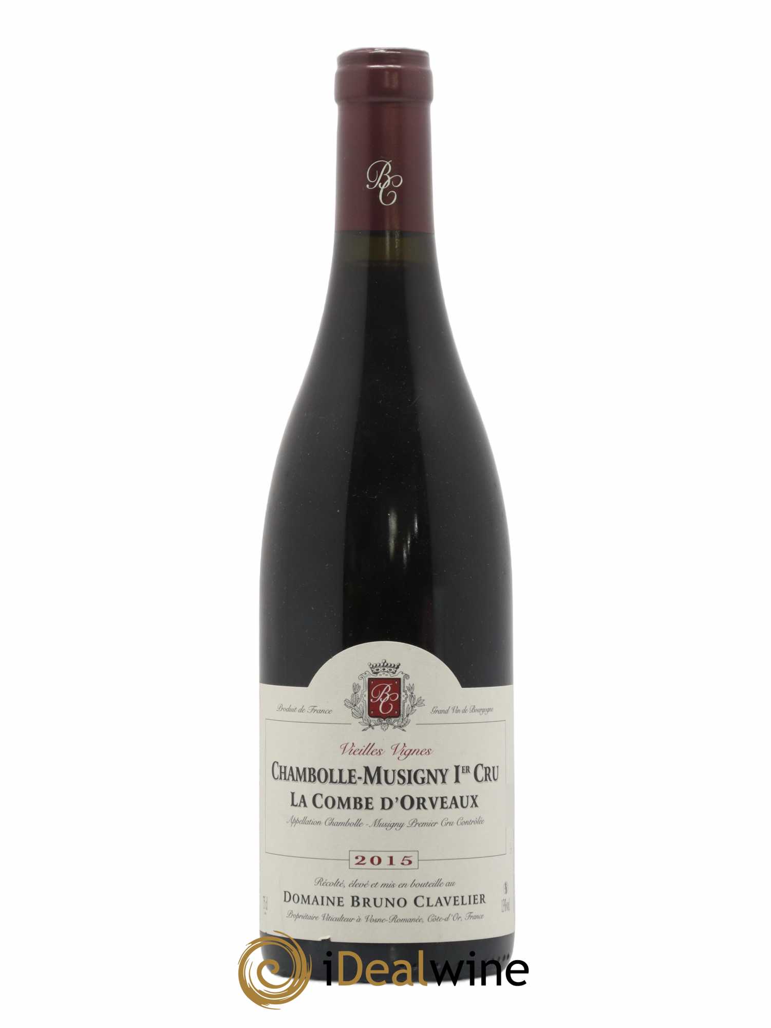 Chambolle-Musigny 1er Cru La Combe d'Orveaux Vieilles Vignes Bruno Clavelier 2015 - Lot de 1 bouteille - 0