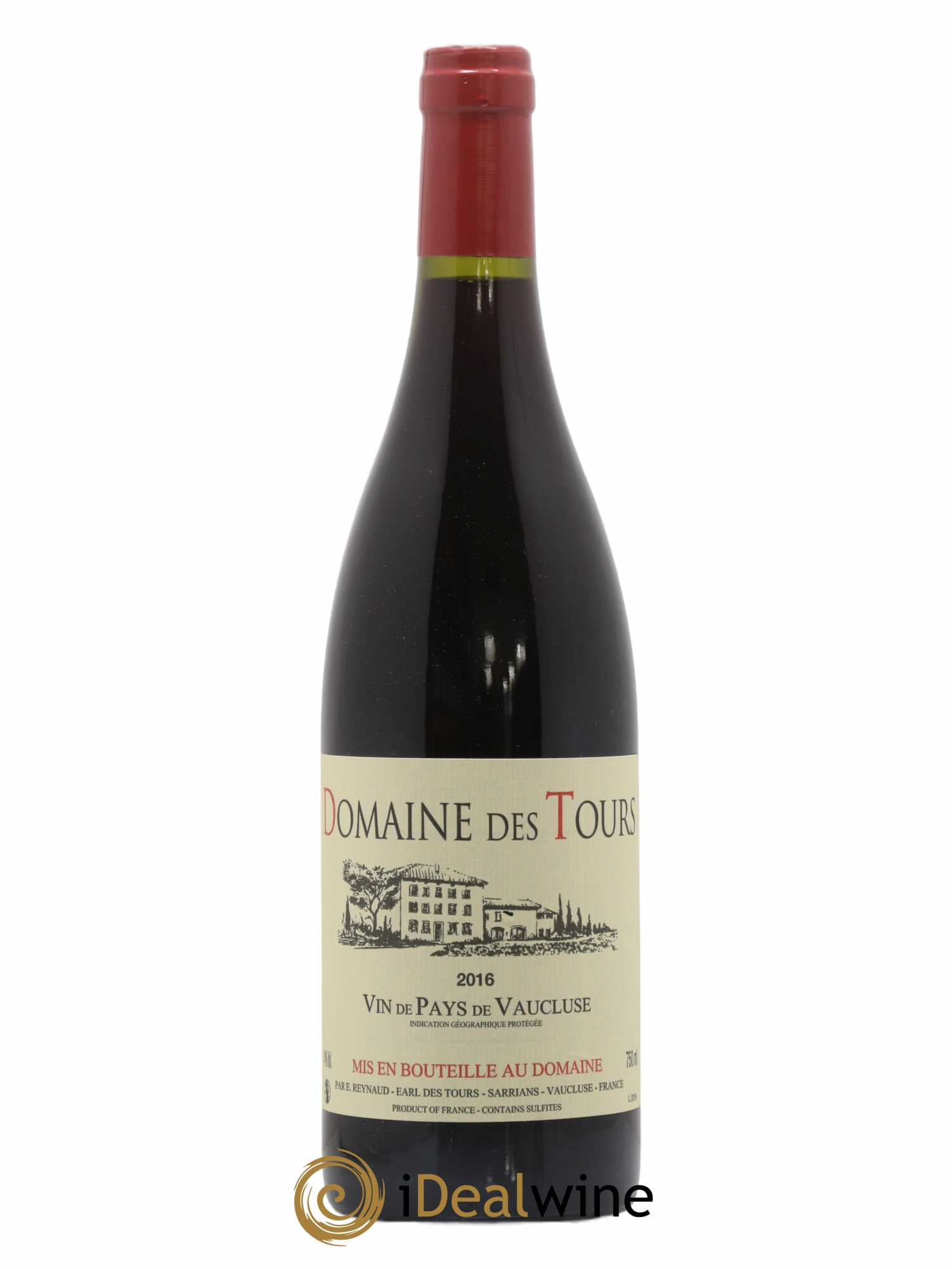 Vaucluse (Vin de Pays de Vaucluse) Domaine des Tours Emmanuel Reynaud 2016 - Lot de 1 bouteille - 0