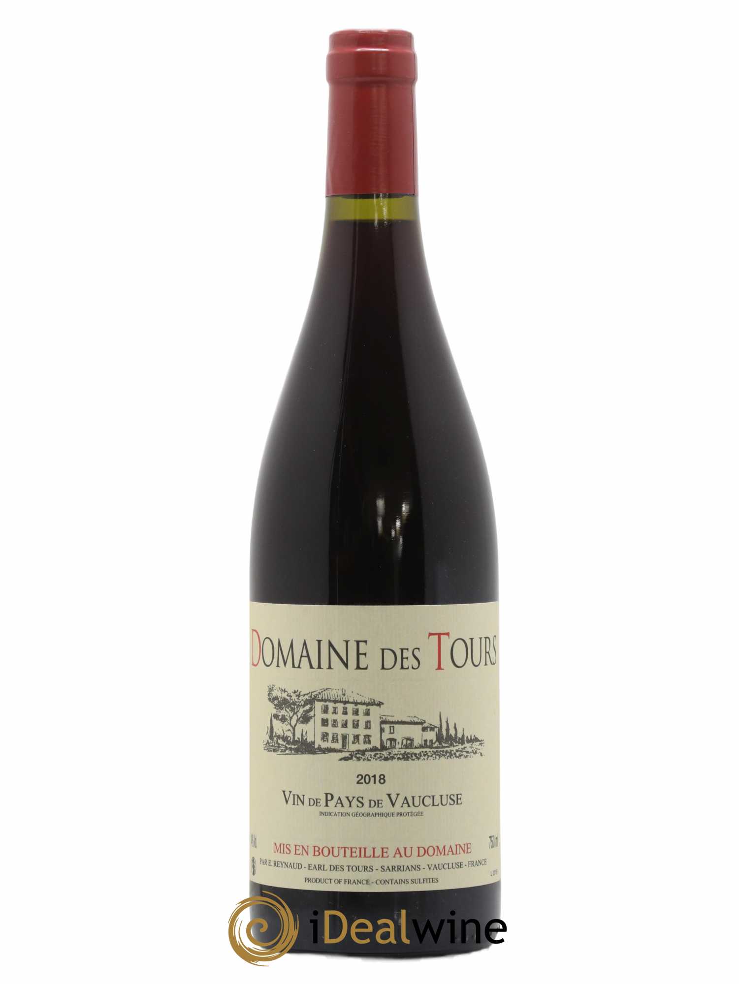 Vaucluse (Vin de Pays de Vaucluse) Domaine des Tours Emmanuel Reynaud 2018 - Lot de 1 bouteille - 0