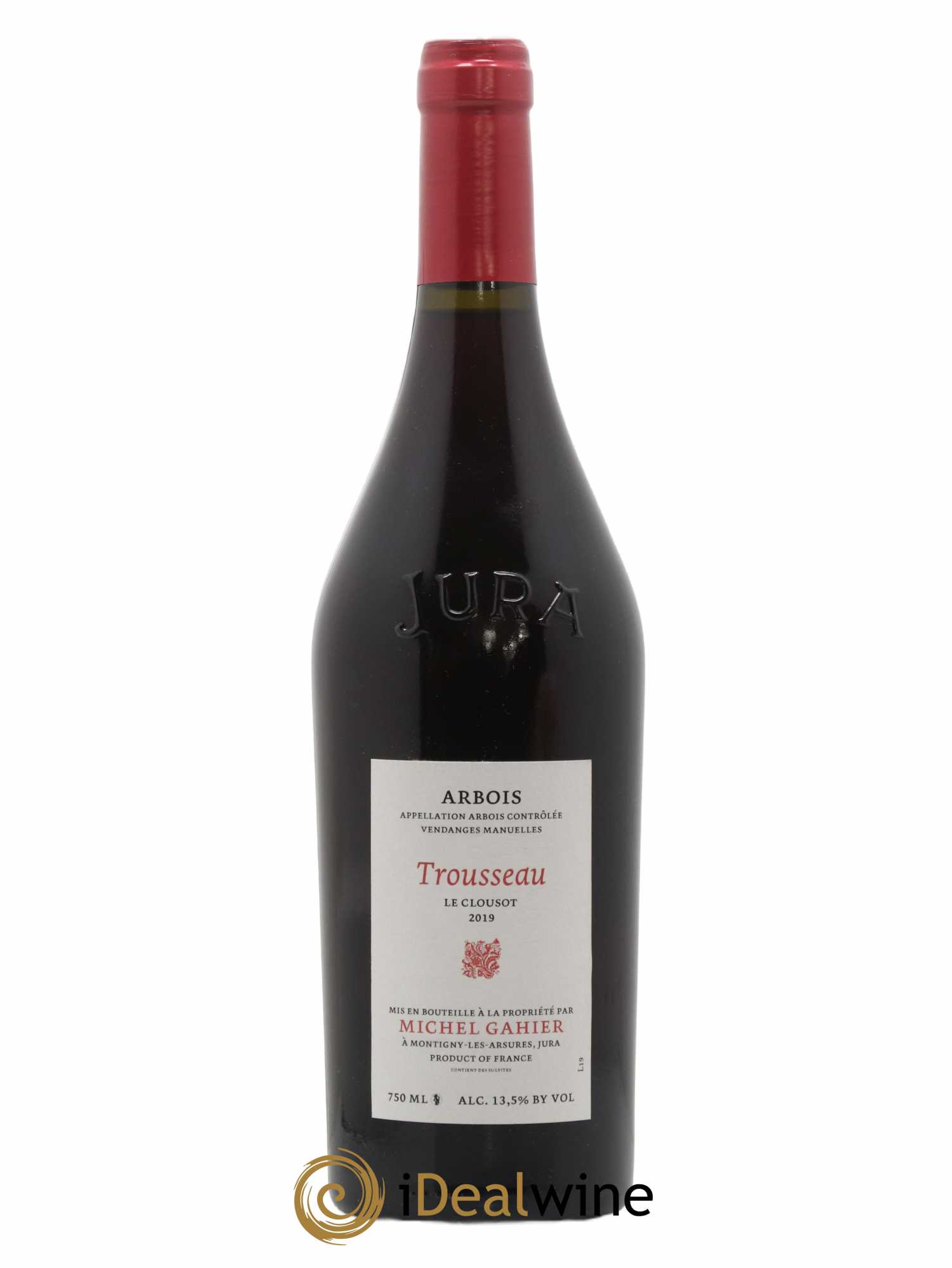 Arbois Trousseau Le Clousot Michel Gahier 2019 - Lot de 1 bouteille - 0