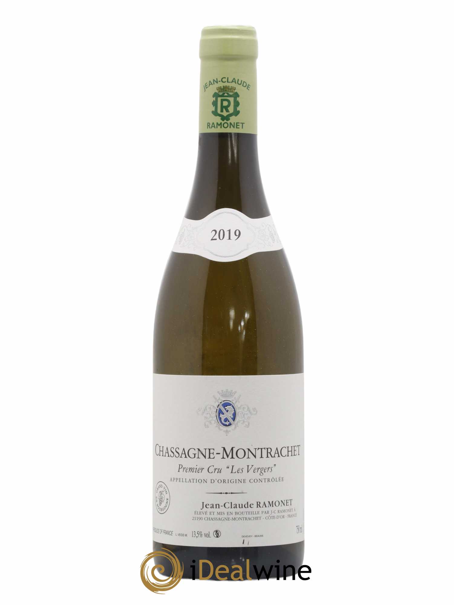 Chassagne-Montrachet 1er Cru Les Vergers Ramonet (Domaine) 2019 - Lot de 1 bouteille - 0