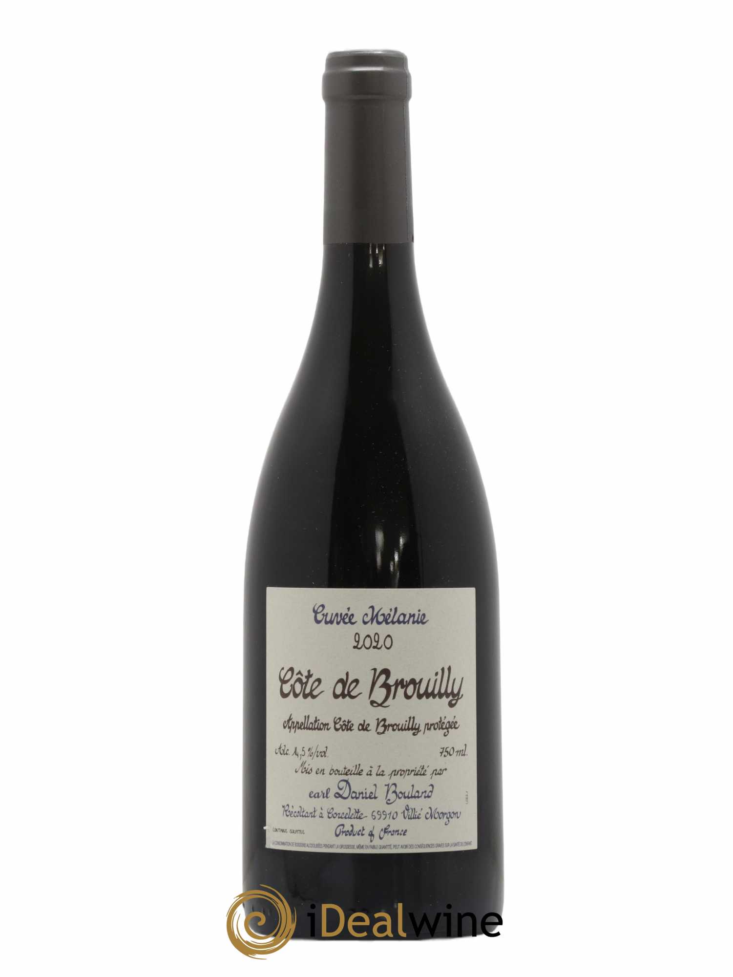 Côte de Brouilly Cuvée Mélanie Daniel Bouland (Domaine) 2020 - Lot de 1 bouteille - 0