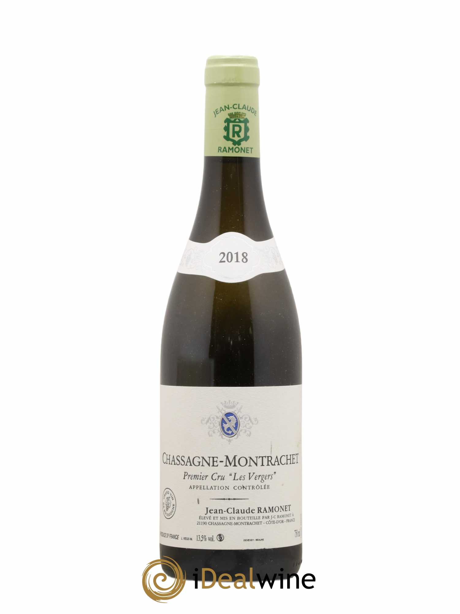 Chassagne-Montrachet 1er Cru Les Vergers Ramonet (Domaine) 2018 - Lot de 1 bouteille - 0