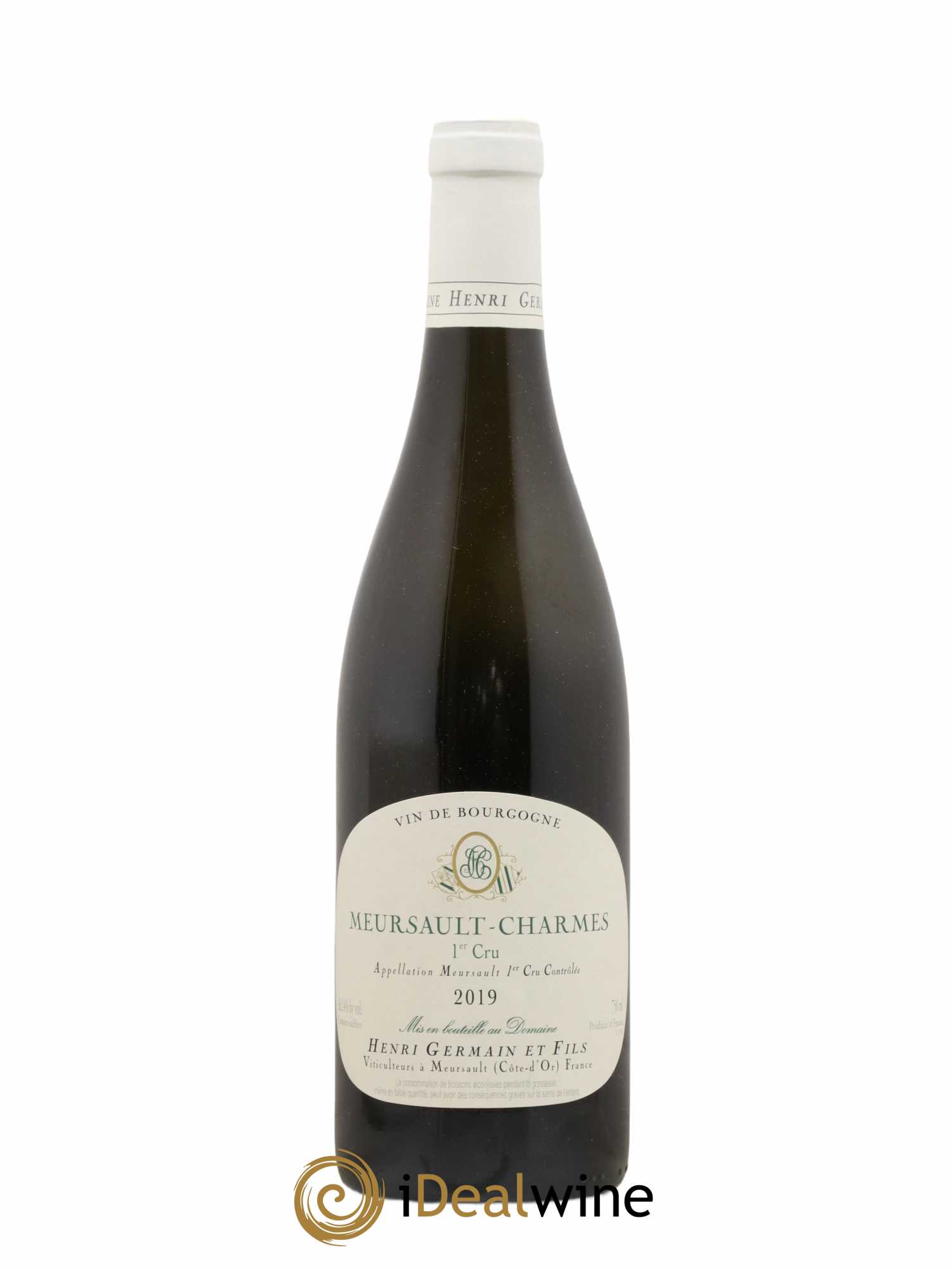 Meursault 1er Cru Charmes Henri Germain 2019 - Lot de 1 bouteille - 0