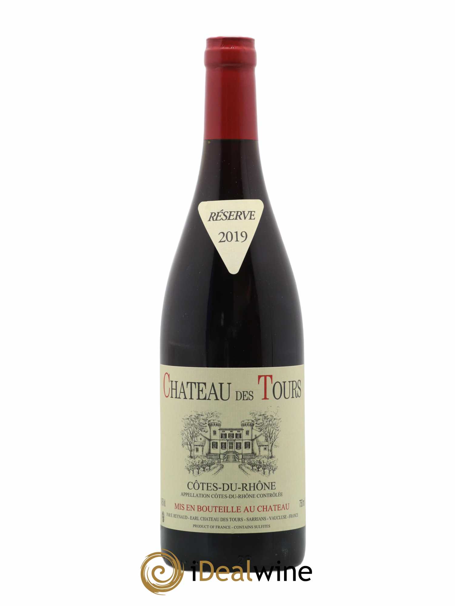 Côtes-du-Rhône Château des Tours Emmanuel Reynaud 2019 - Lot de 1 bouteille - 0