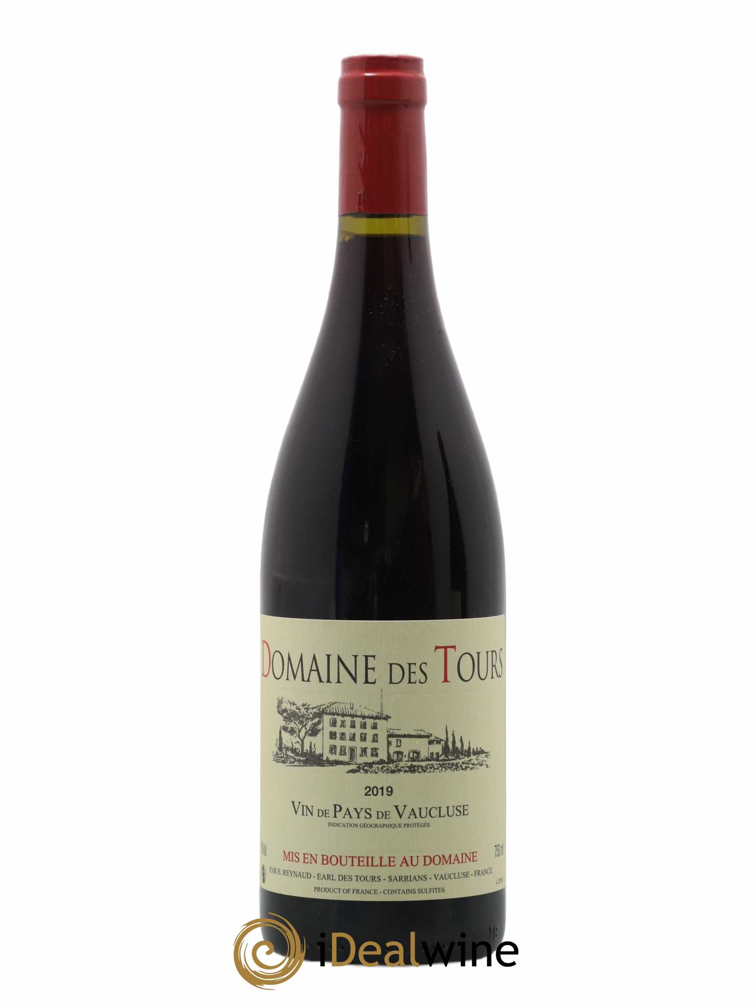 Vaucluse (Vin de Pays de Vaucluse) Domaine des Tours Emmanuel Reynaud 2019 - Lot de 1 bouteille - 0