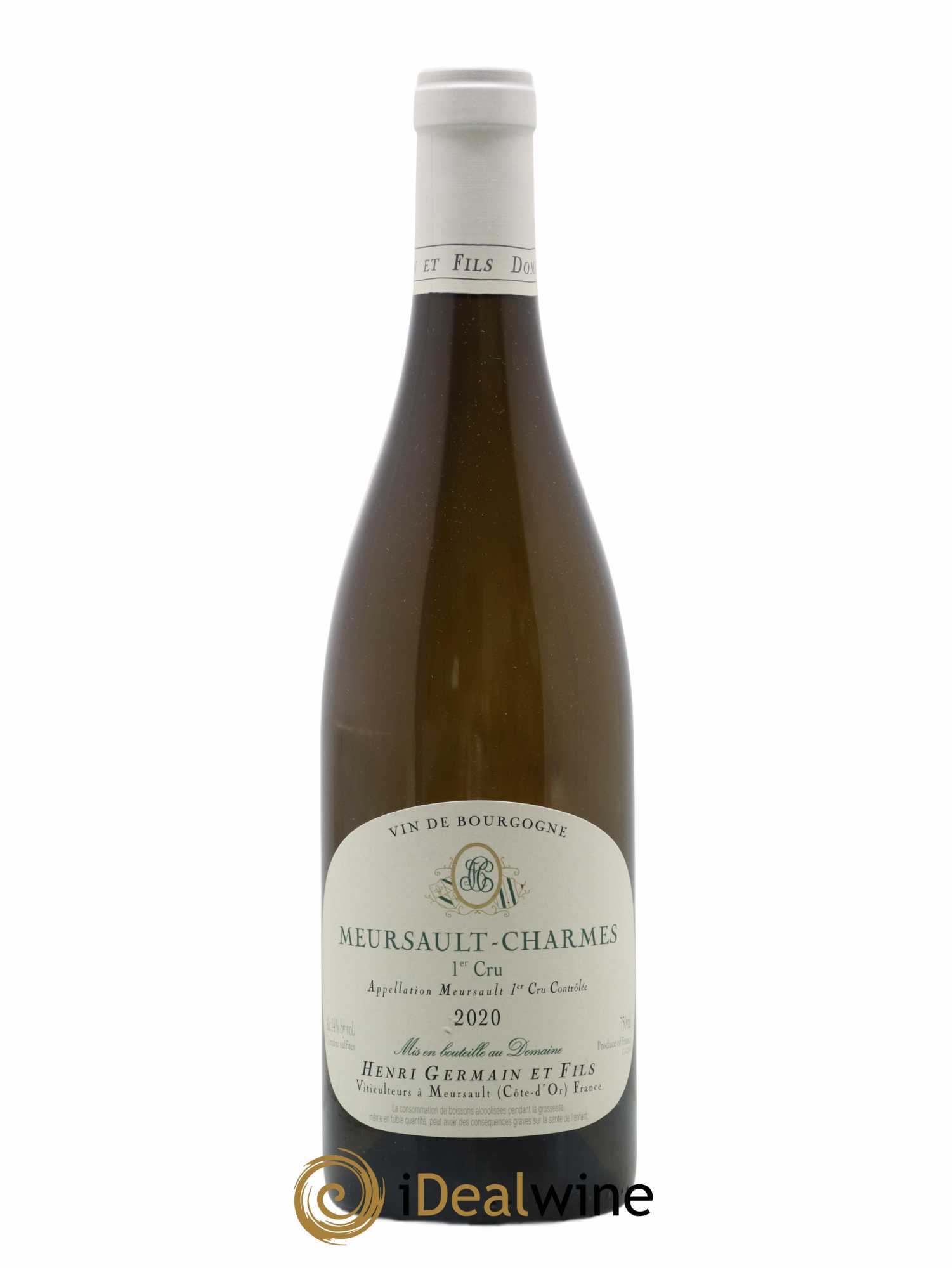 Meursault 1er Cru Charmes Henri Germain 2020 - Lot de 1 bouteille - 0