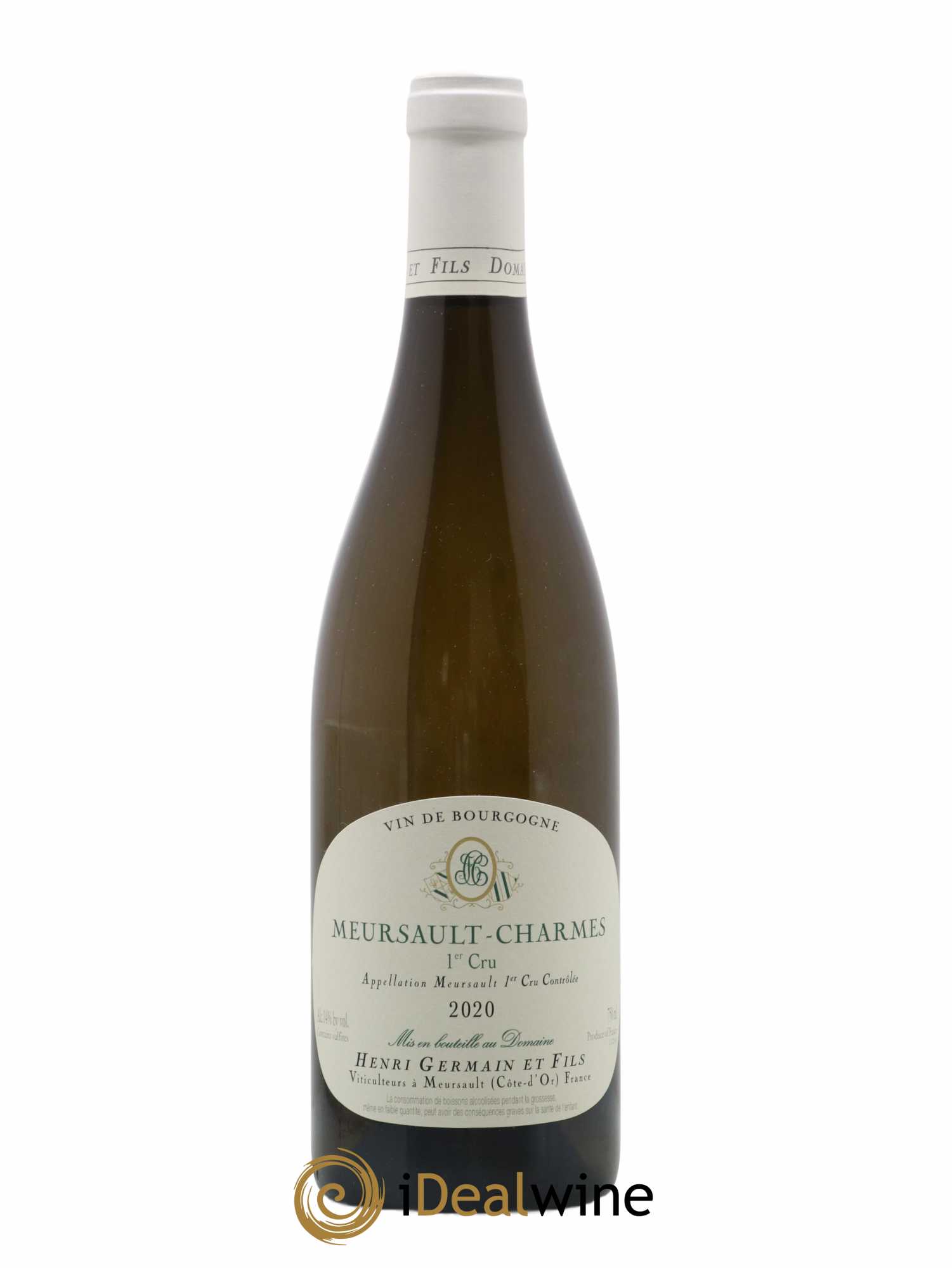 Meursault 1er Cru Charmes Henri Germain 2020 - Lot de 1 bouteille - 0