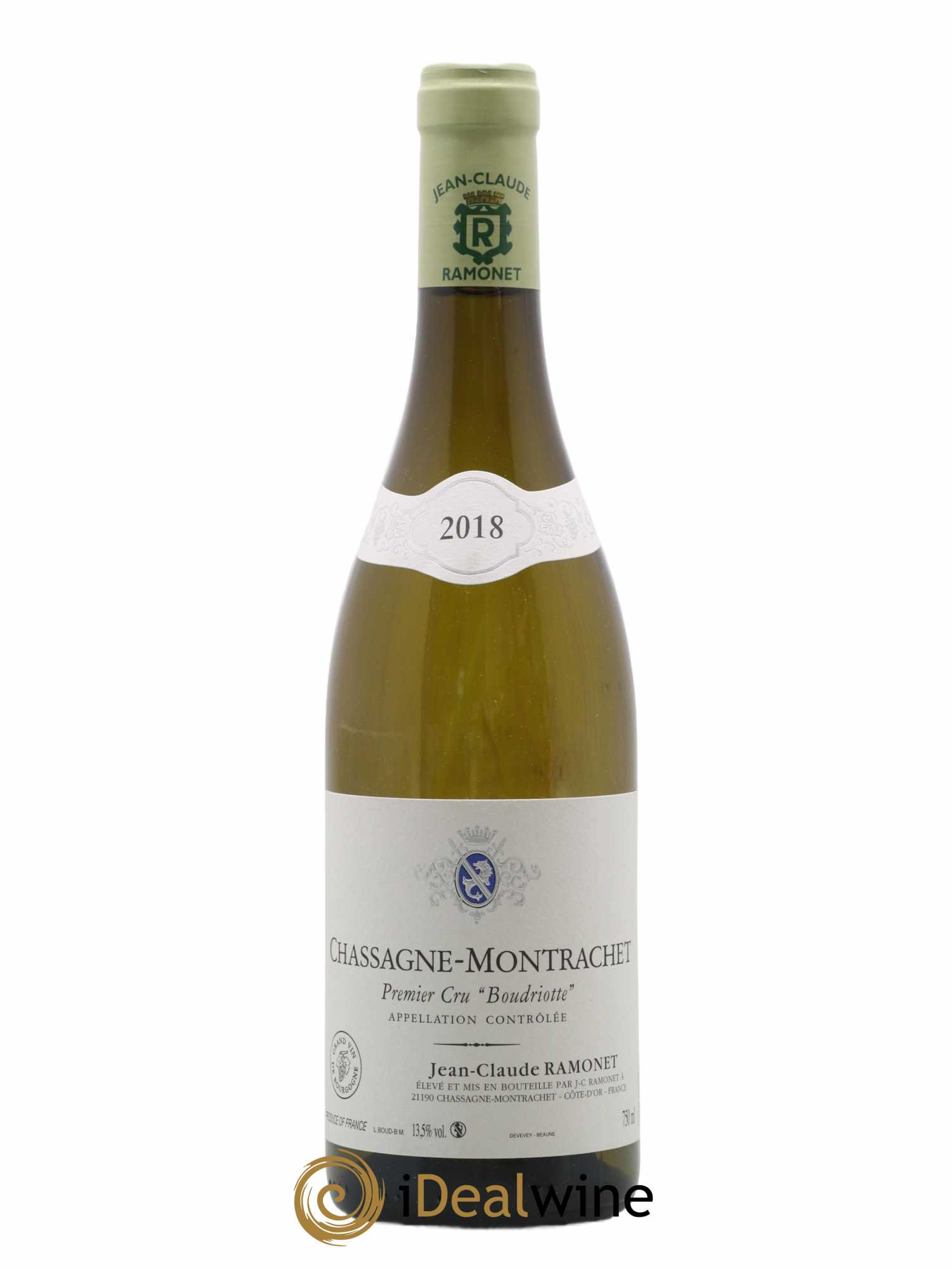 Chassagne-Montrachet 1er Cru Boudriotte Ramonet (Domaine) 2018 - Lot de 1 bouteille - 0