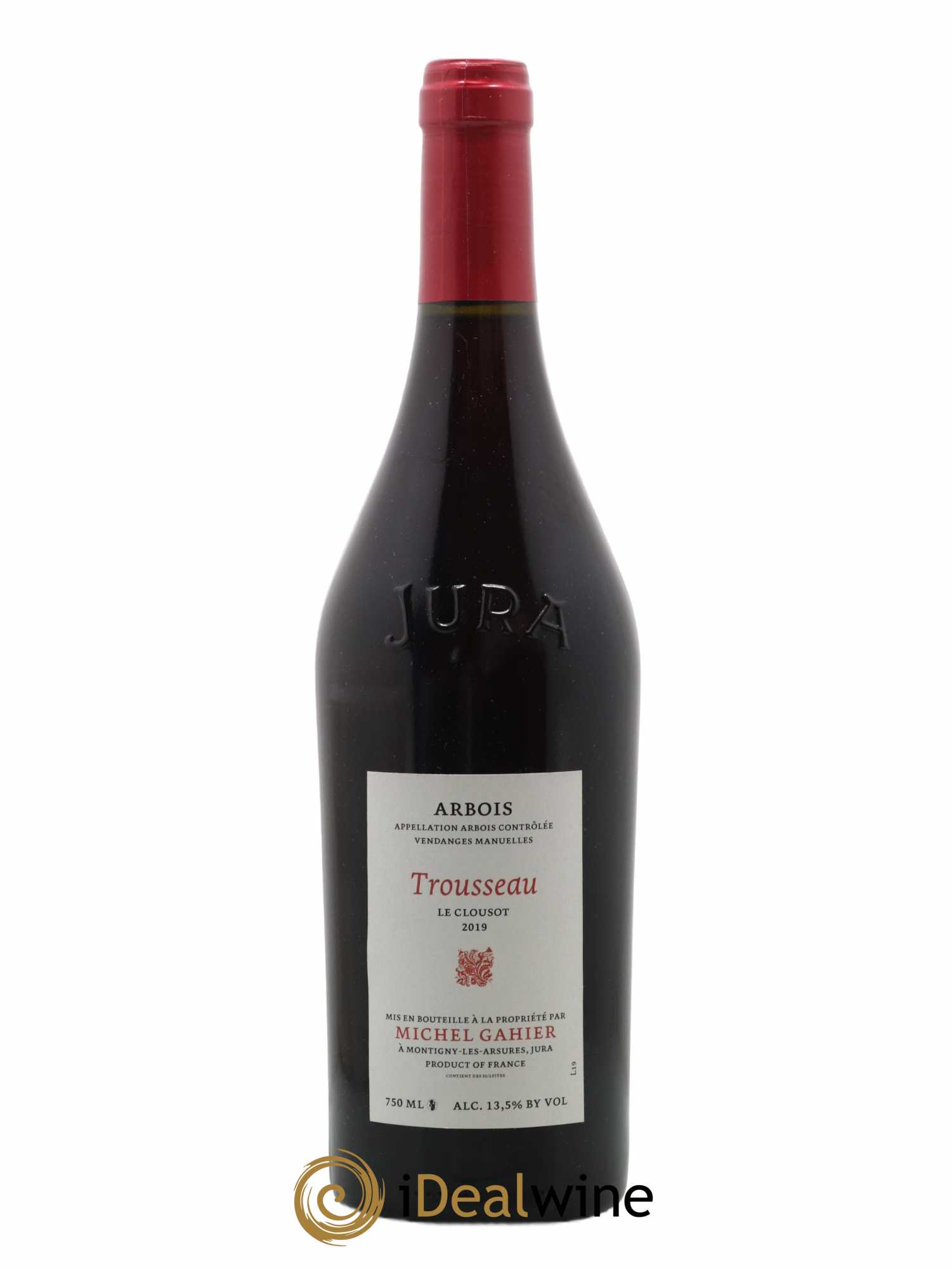 Arbois Trousseau Le Clousot Michel Gahier 2019 - Lot de 1 bouteille - 0
