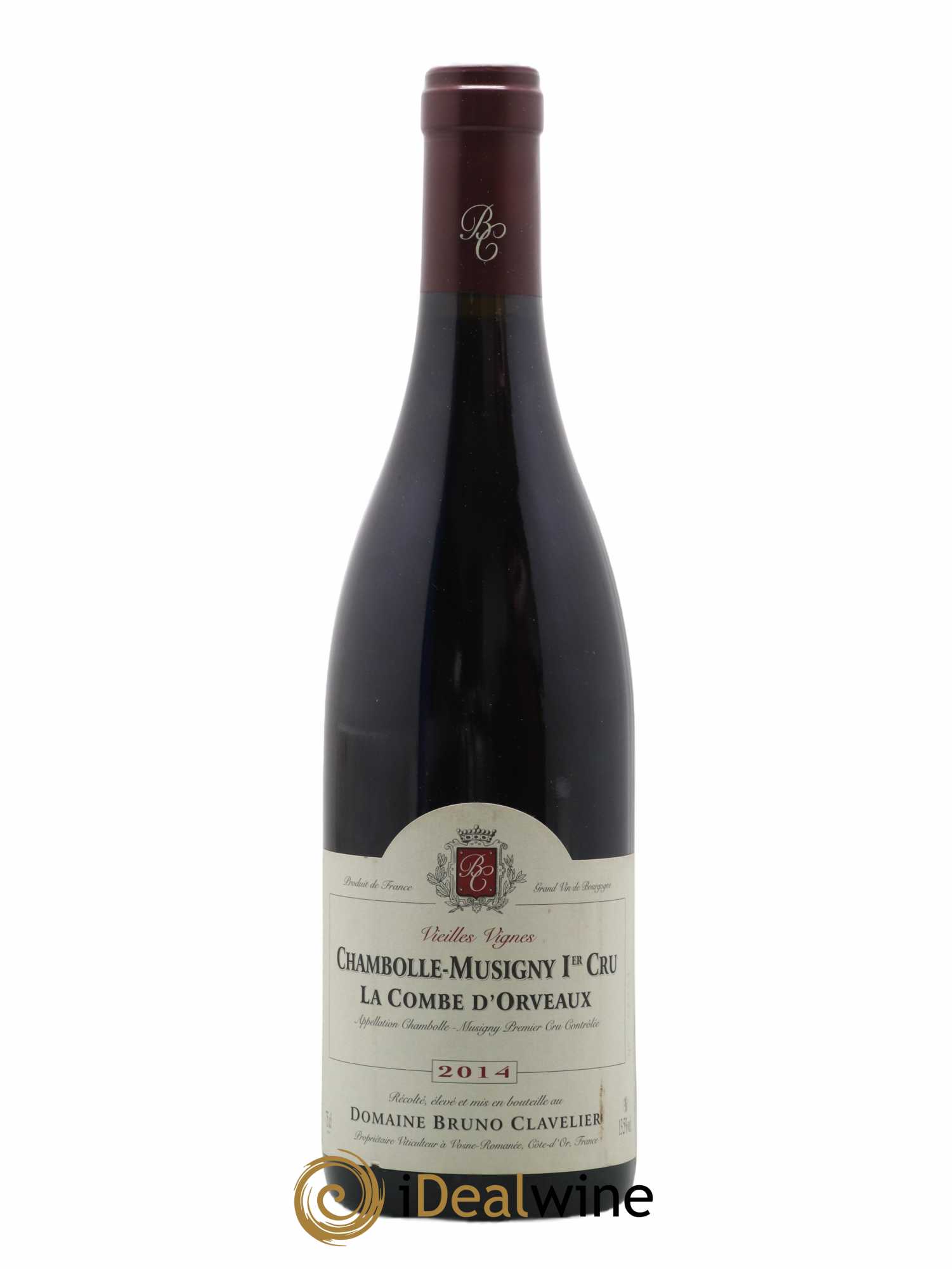 Chambolle-Musigny 1er Cru La Combe d'Orveaux Vieilles Vignes Bruno Clavelier 2014 - Lot de 1 bouteille - 0