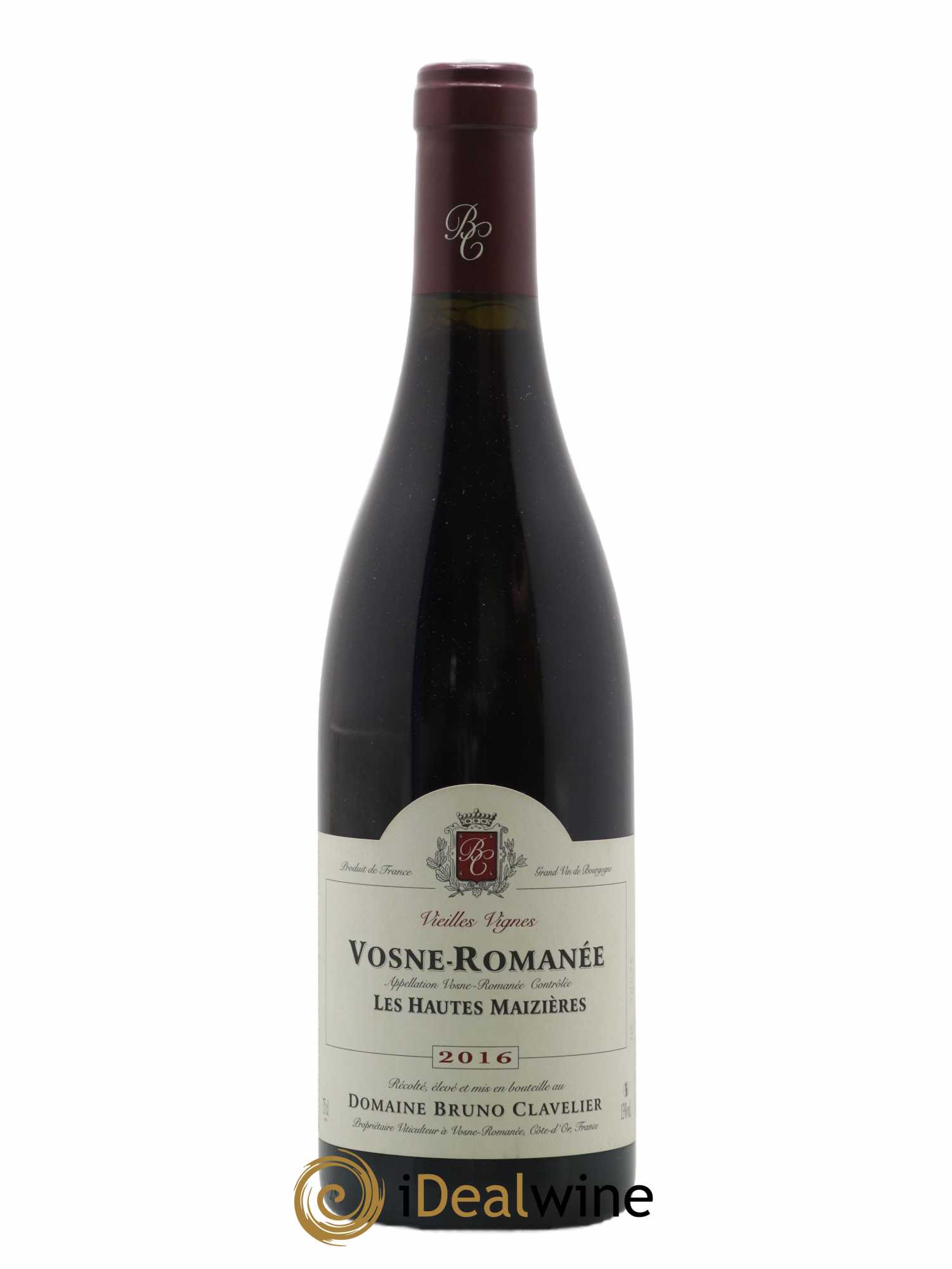 Vosne-Romanée Vieilles Vignes Les Hautes Maizières Bruno Clavelier 2016 - Lot de 1 bouteille - 0