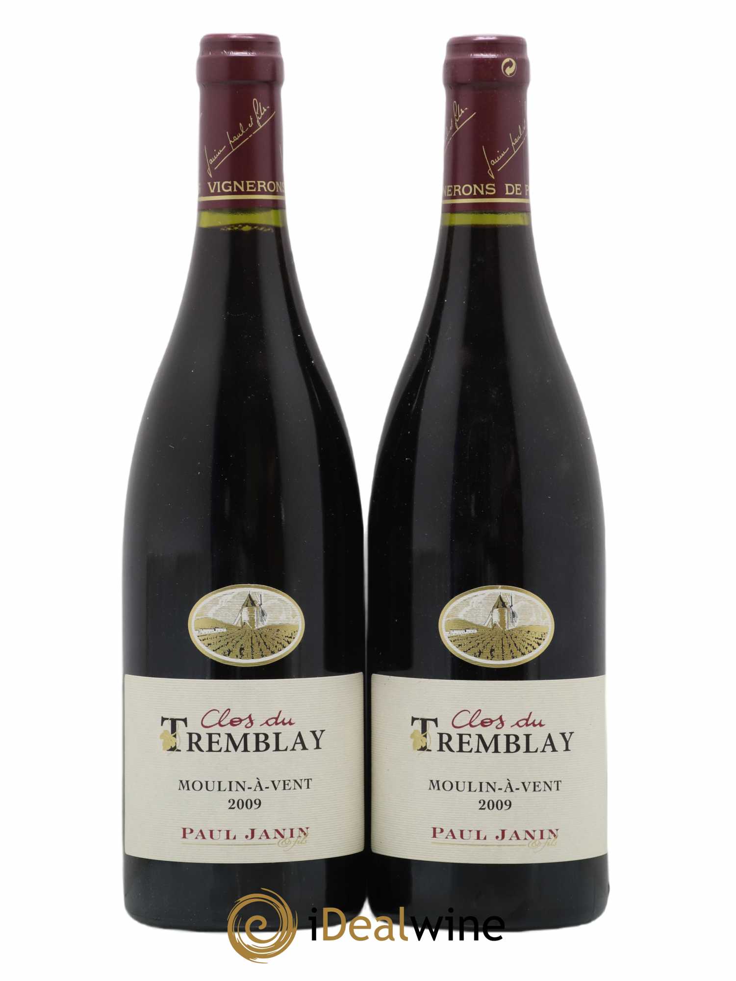 Moulin-à-Vent Clos du Tremblay Paul Janin (Domaine) 2009 - Lot de 2 bouteilles - 0