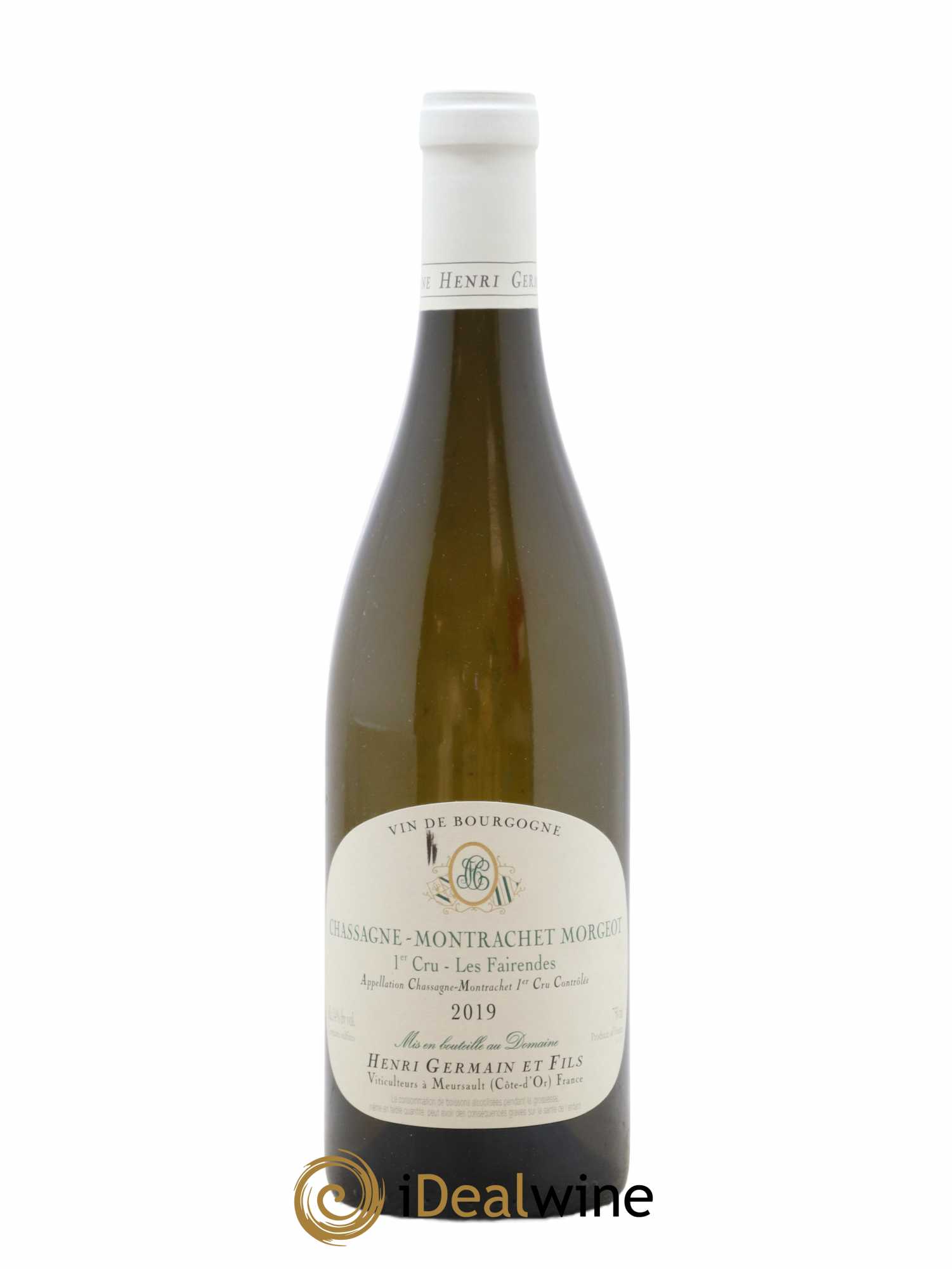 Chassagne-Montrachet 1er Cru Morgeot Les Fairendes Henri Germain 2019 - Lot de 1 bouteille - 0