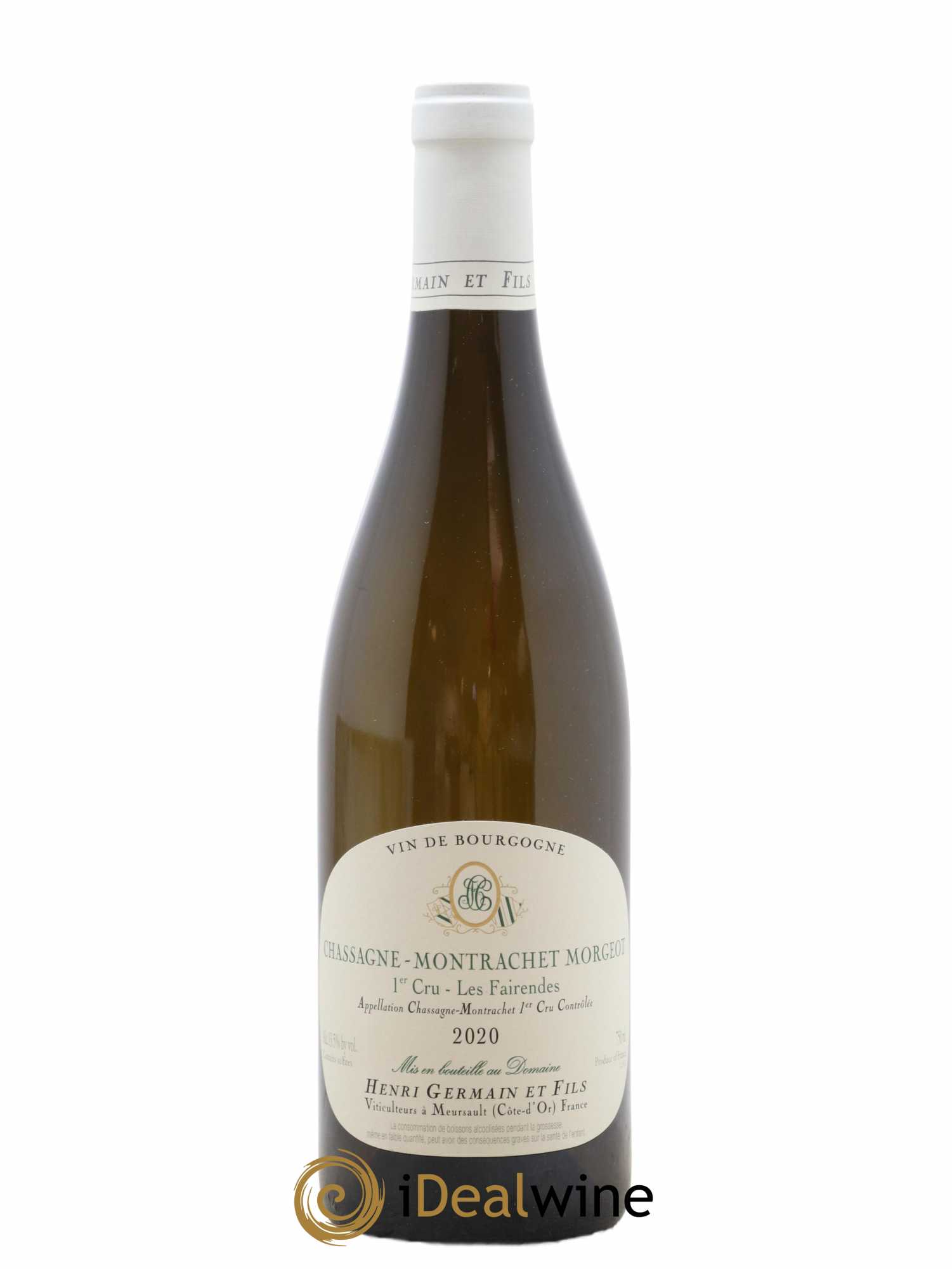 Chassagne-Montrachet 1er Cru Morgeot Les Fairendes Henri Germain 2020 - Lot de 1 bouteille - 0
