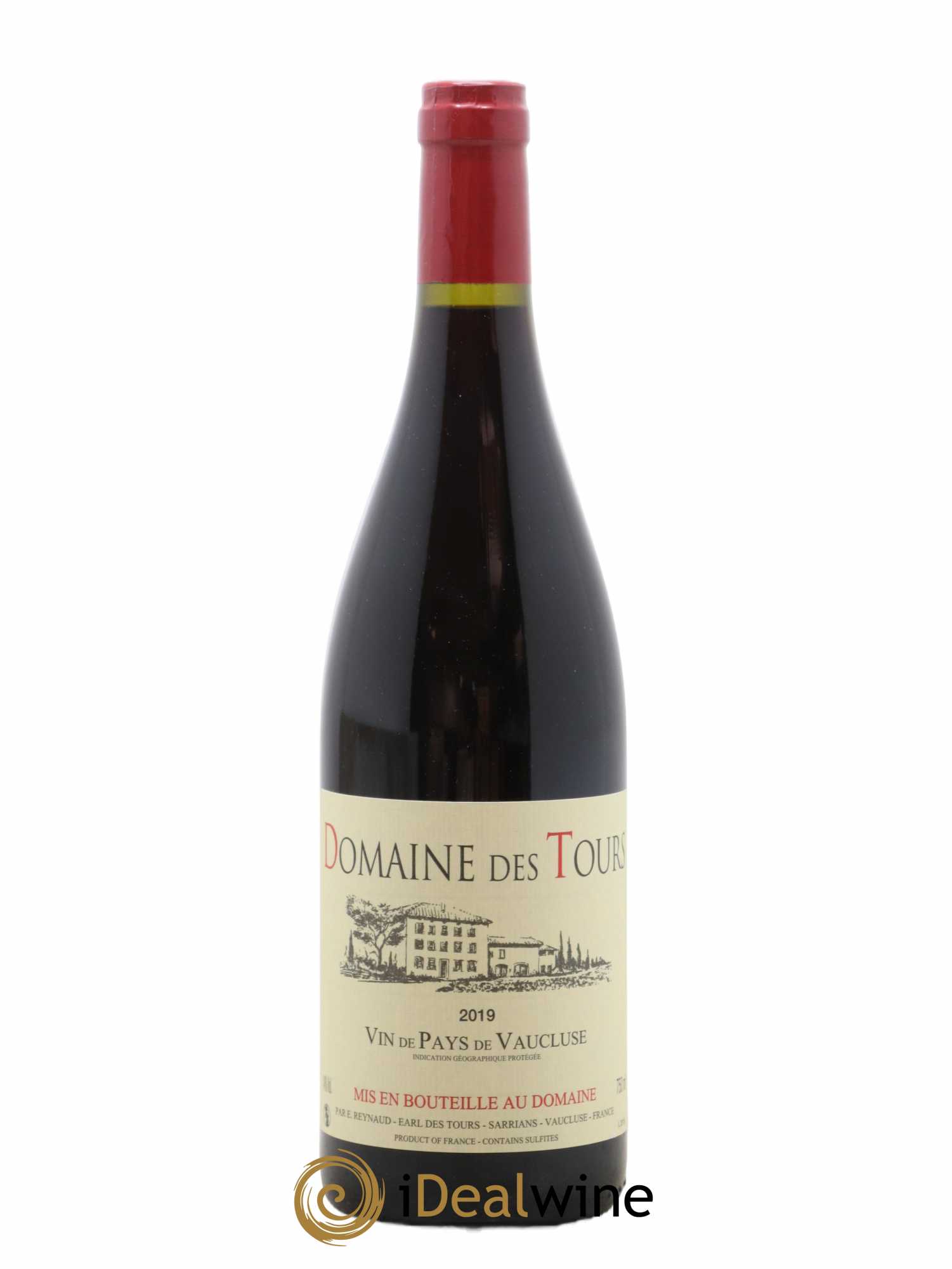 Vaucluse (Vin de Pays de Vaucluse) Domaine des Tours Emmanuel Reynaud 2019 - Lot de 1 bouteille - 0