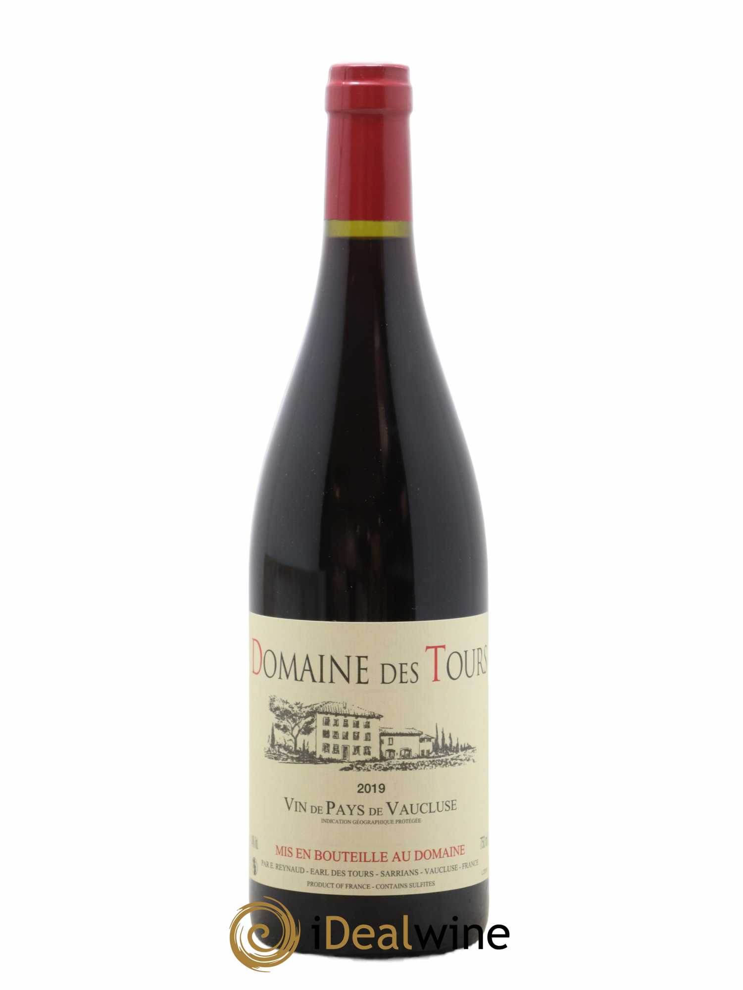 Vaucluse (Vin de Pays de Vaucluse) Domaine des Tours Emmanuel Reynaud 2019 - Lot de 1 bouteille - 0