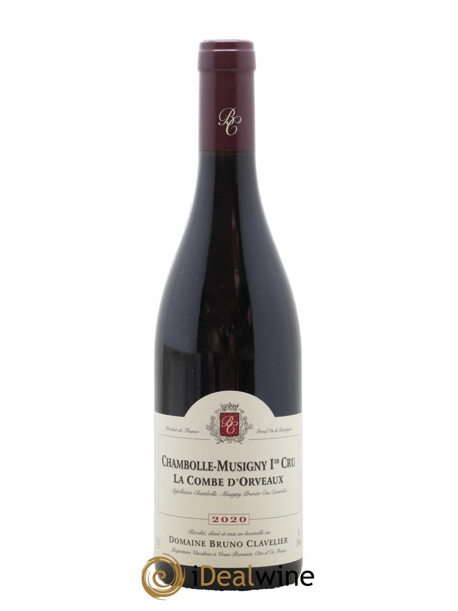 Chambolle-Musigny 1er Cru La Combe d'Orveaux Vieilles Vignes Bruno Clavelier 2020 - Lot de 1 bouteille - 0